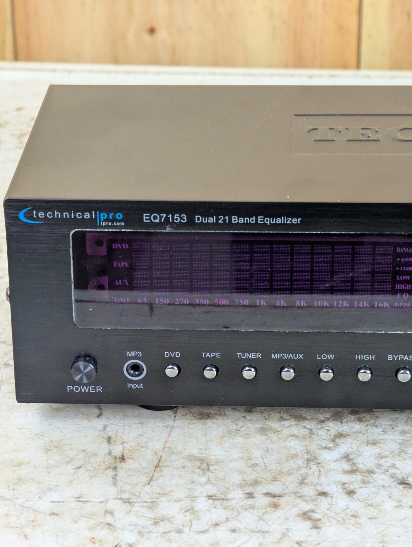 Technical Pro EQ7153 Dual 21 Band Equalizer
