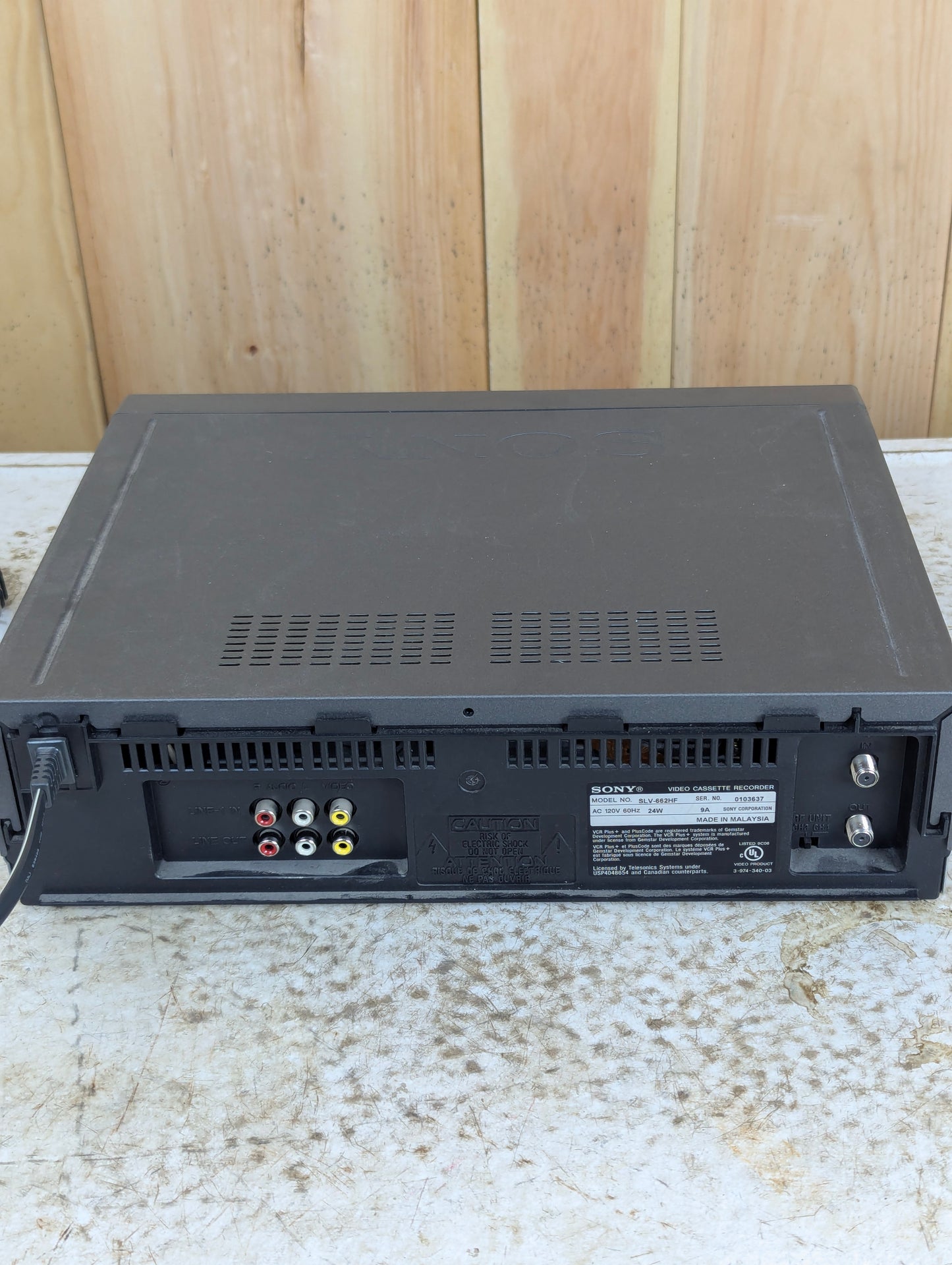Sony SLV-662HF VHS
