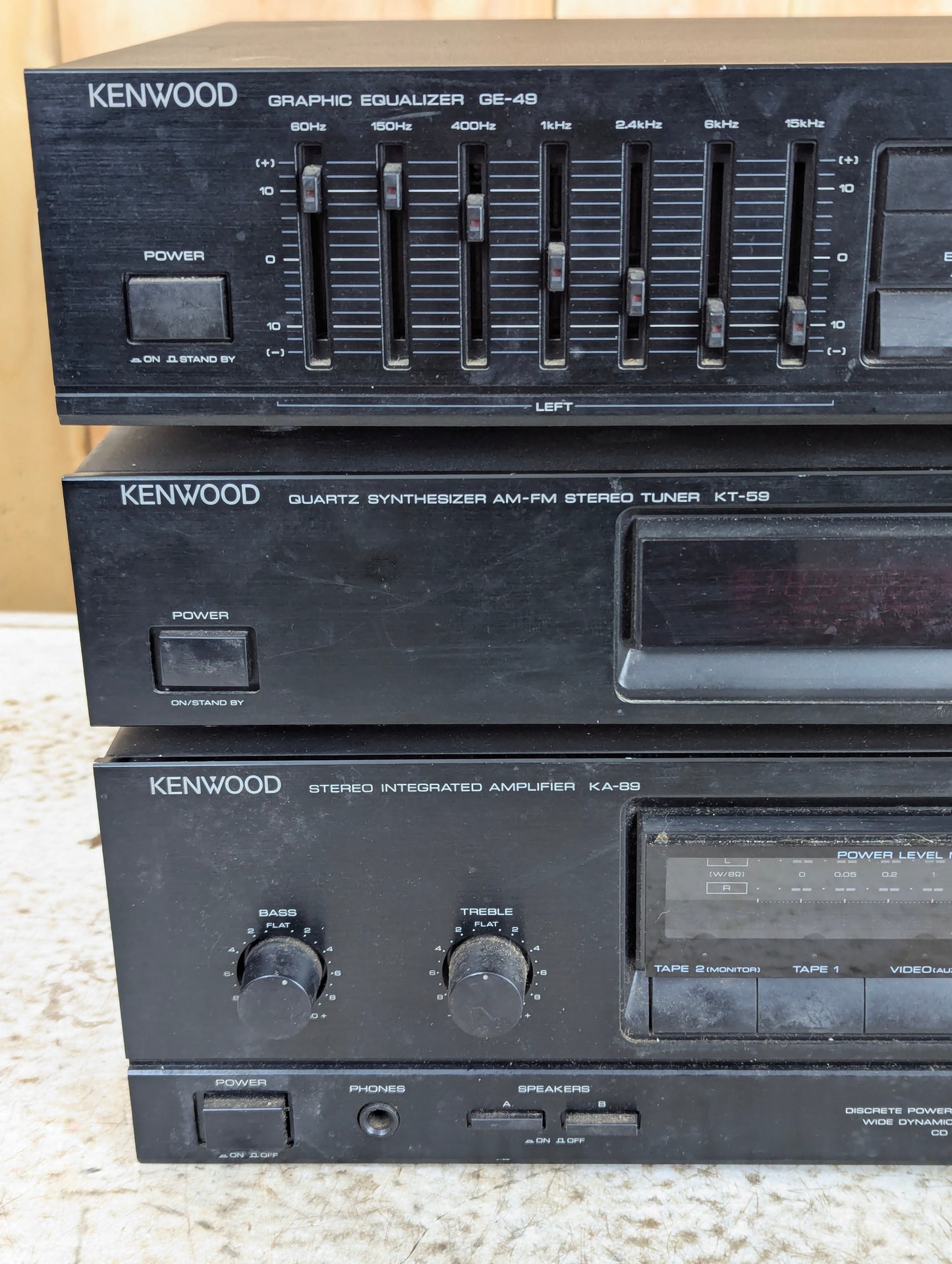 Kenwood Hi-Fi Stack with Amplifier, Tuner & Equalizer