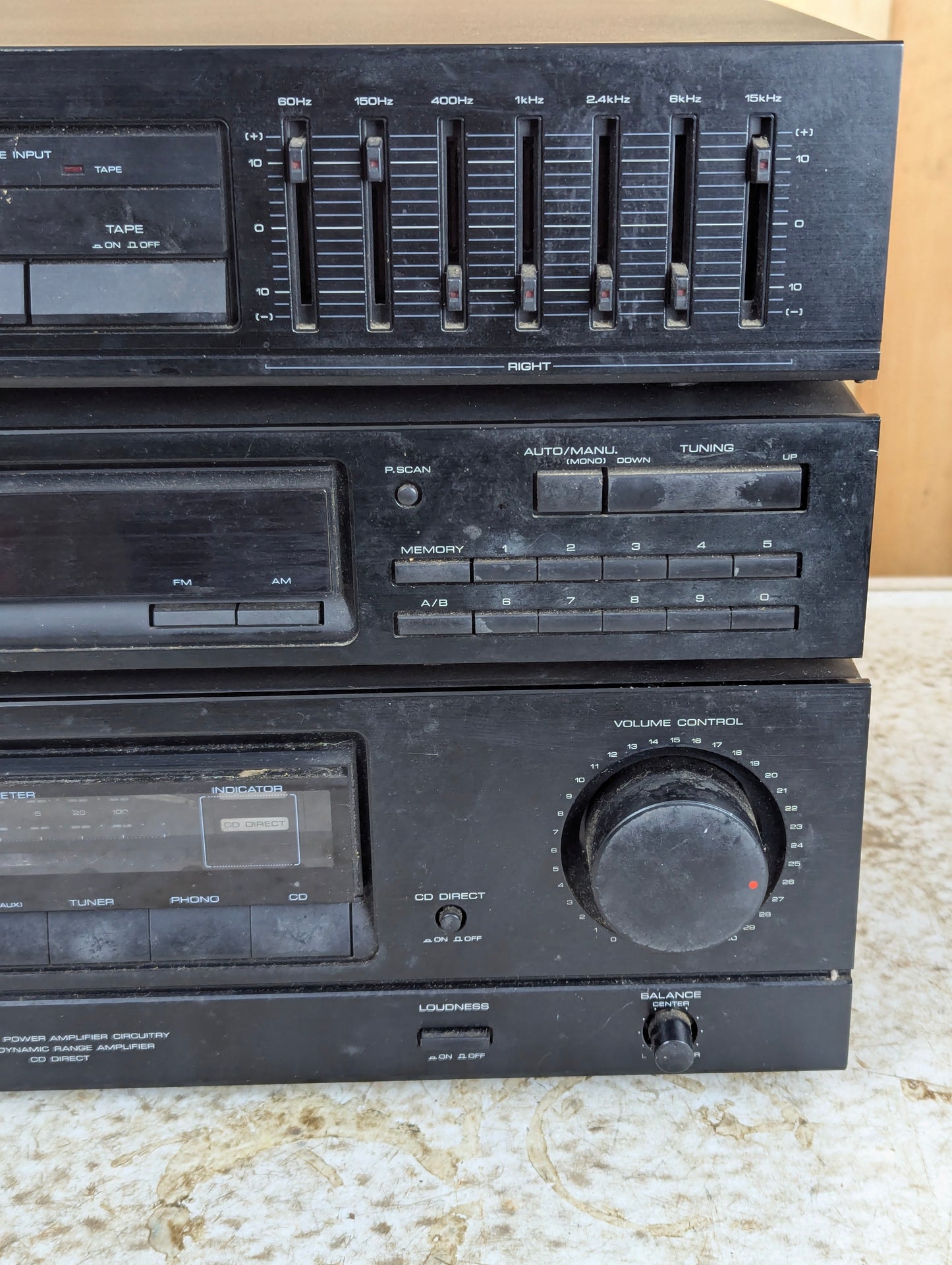 Kenwood Hi-Fi Stack with Amplifier, Tuner & Equalizer