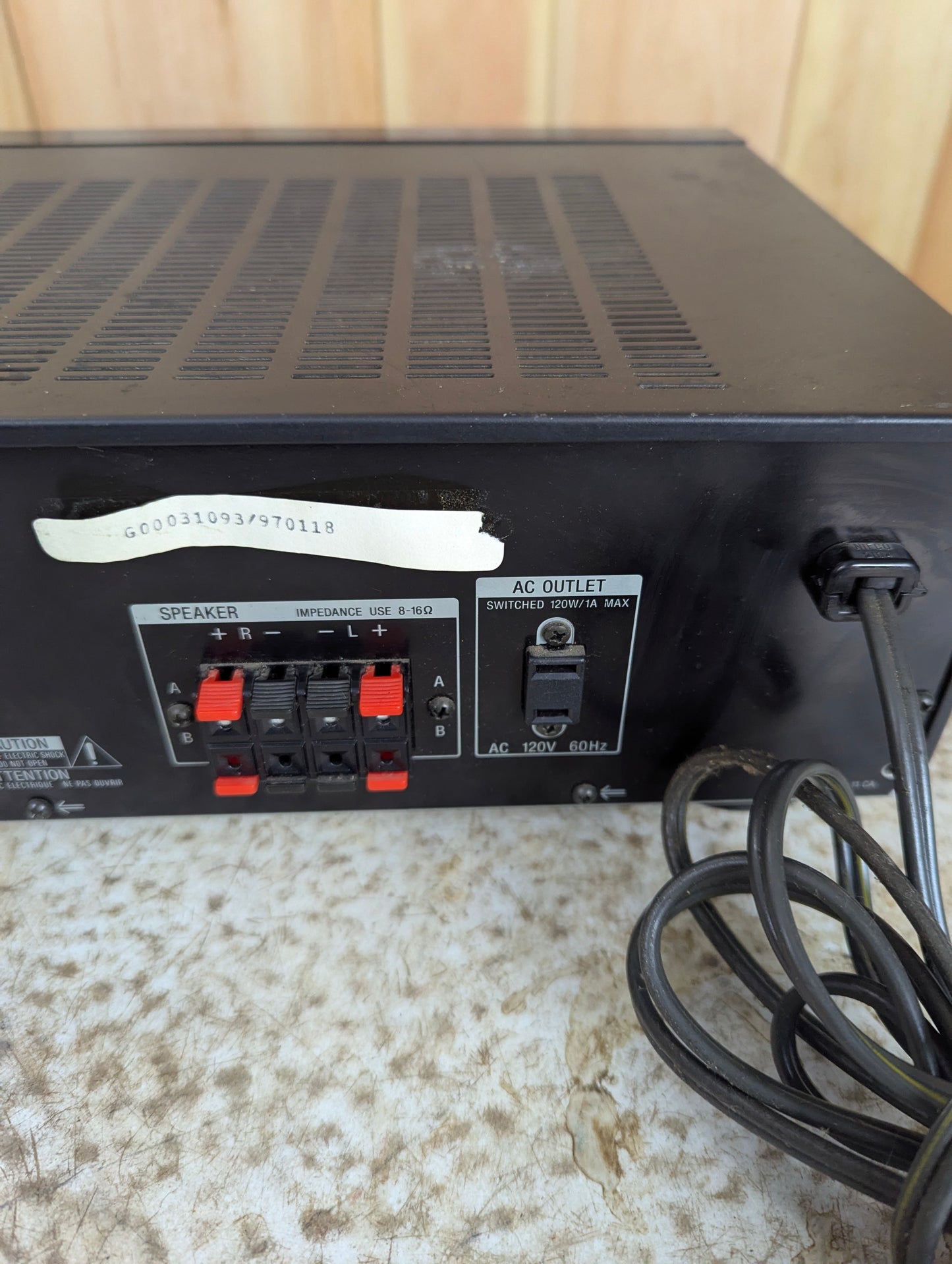 Sony STR-AV570X Stereo Receiver