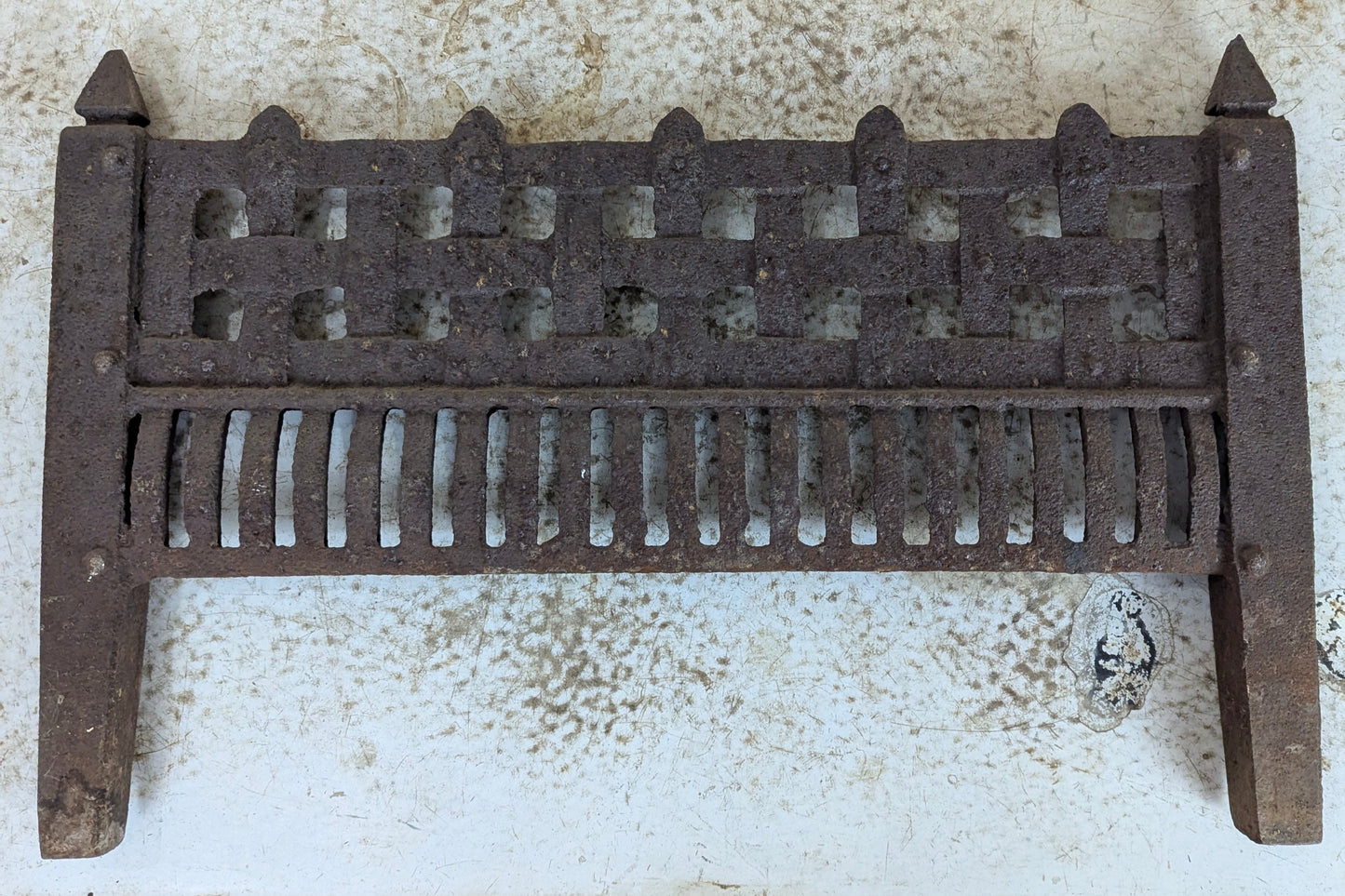 Vintage Cast Iron Fireplace Fret
