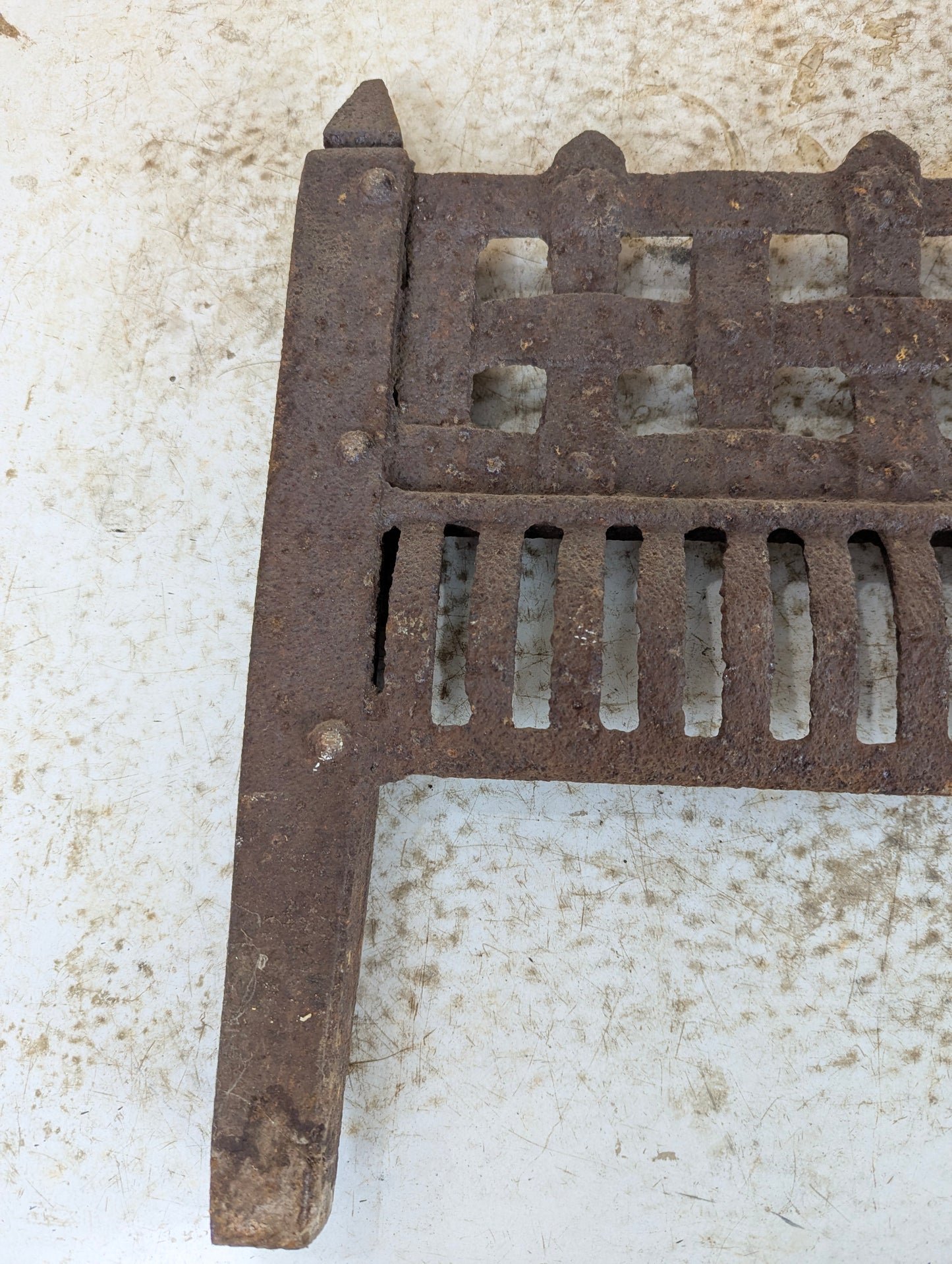 Vintage Cast Iron Fireplace Fret