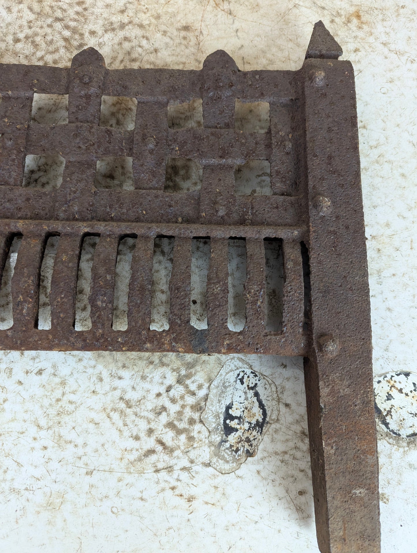 Vintage Cast Iron Fireplace Fret