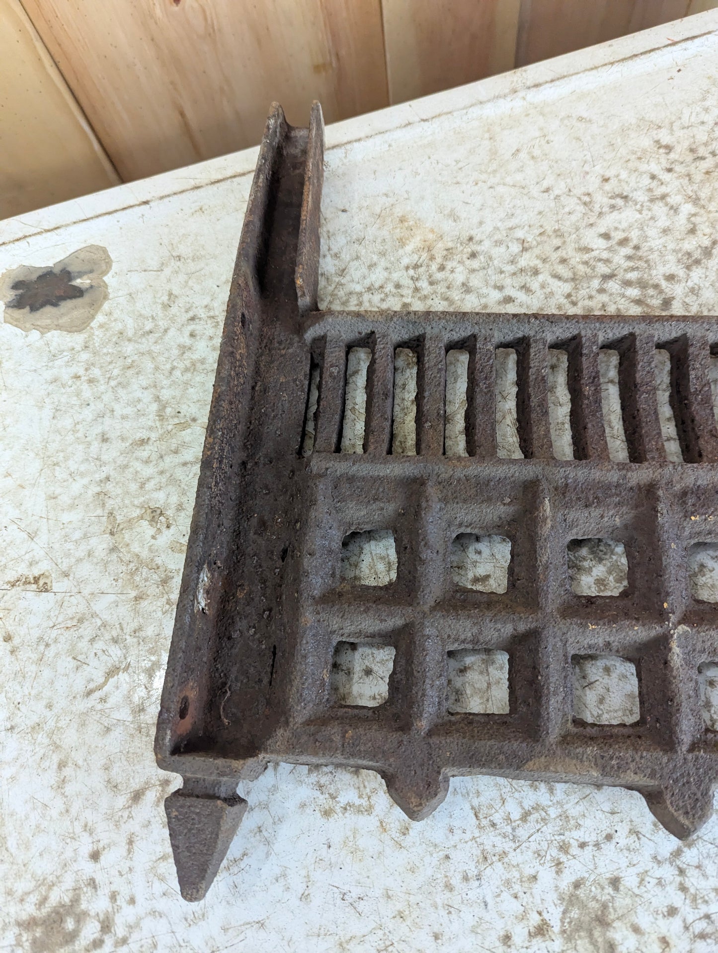 Vintage Cast Iron Fireplace Fret