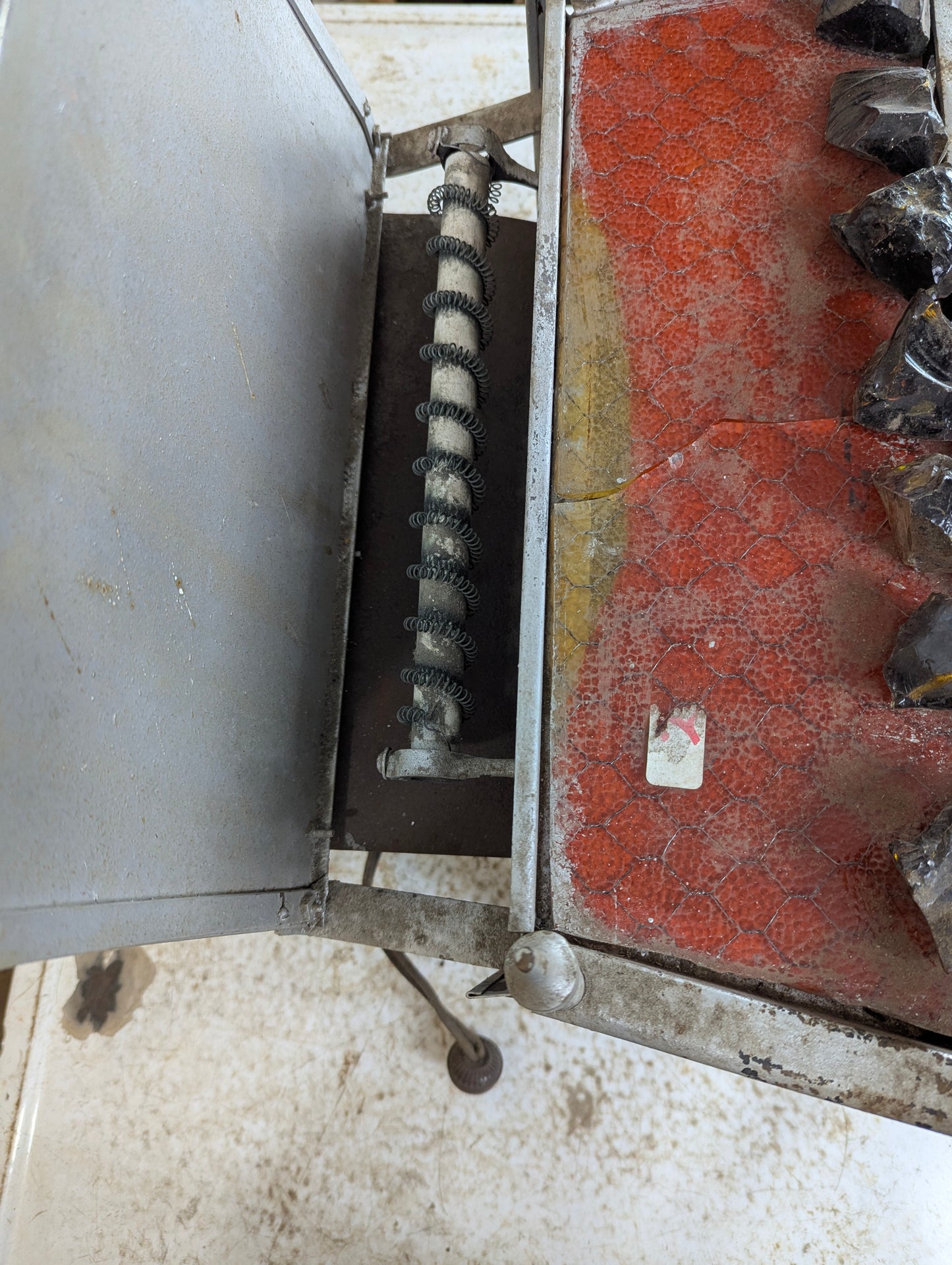 Vintage Electric Fireplace Heater - needs rewiring