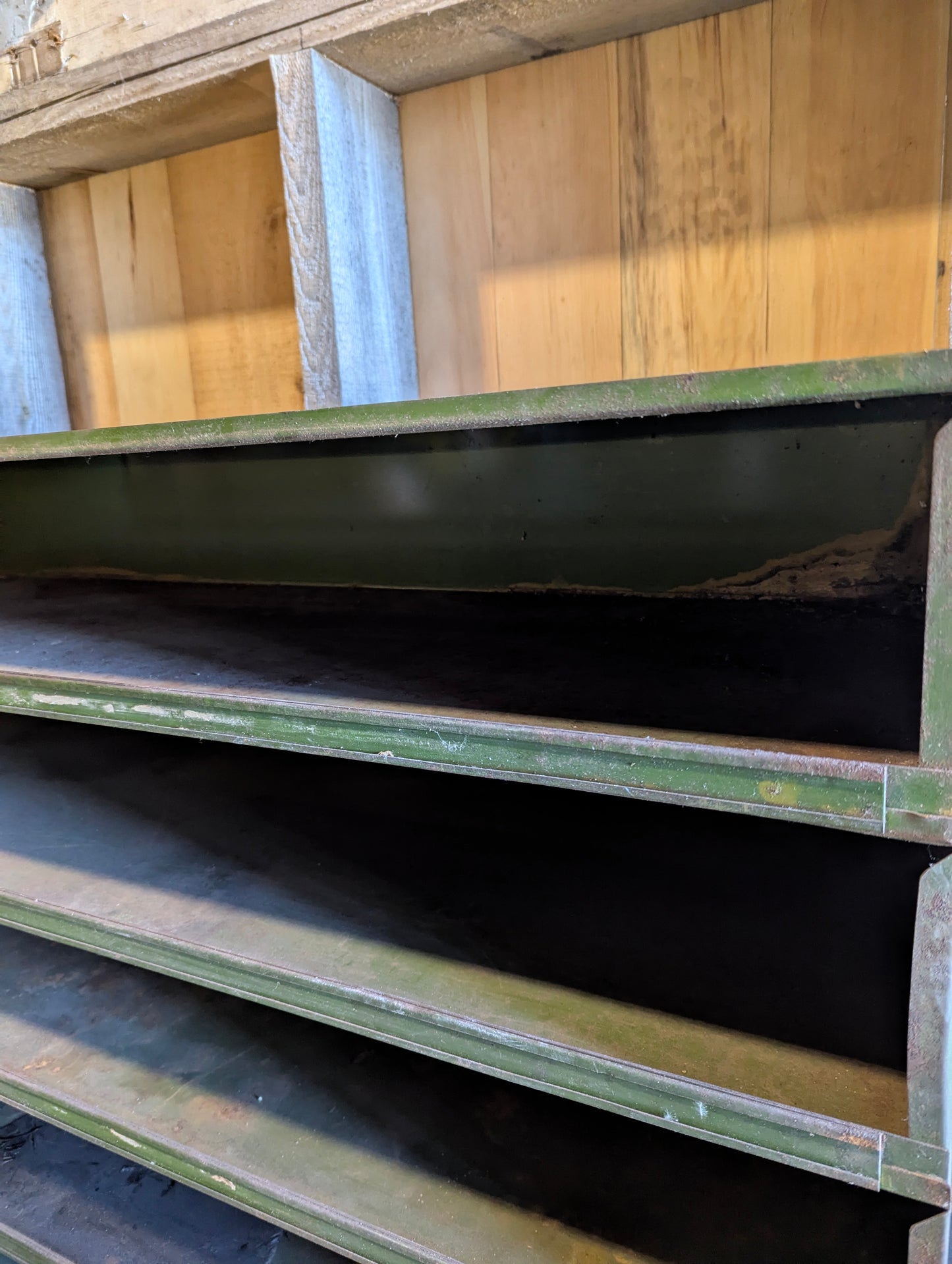 Vintage 11 Section Metal Cabinet