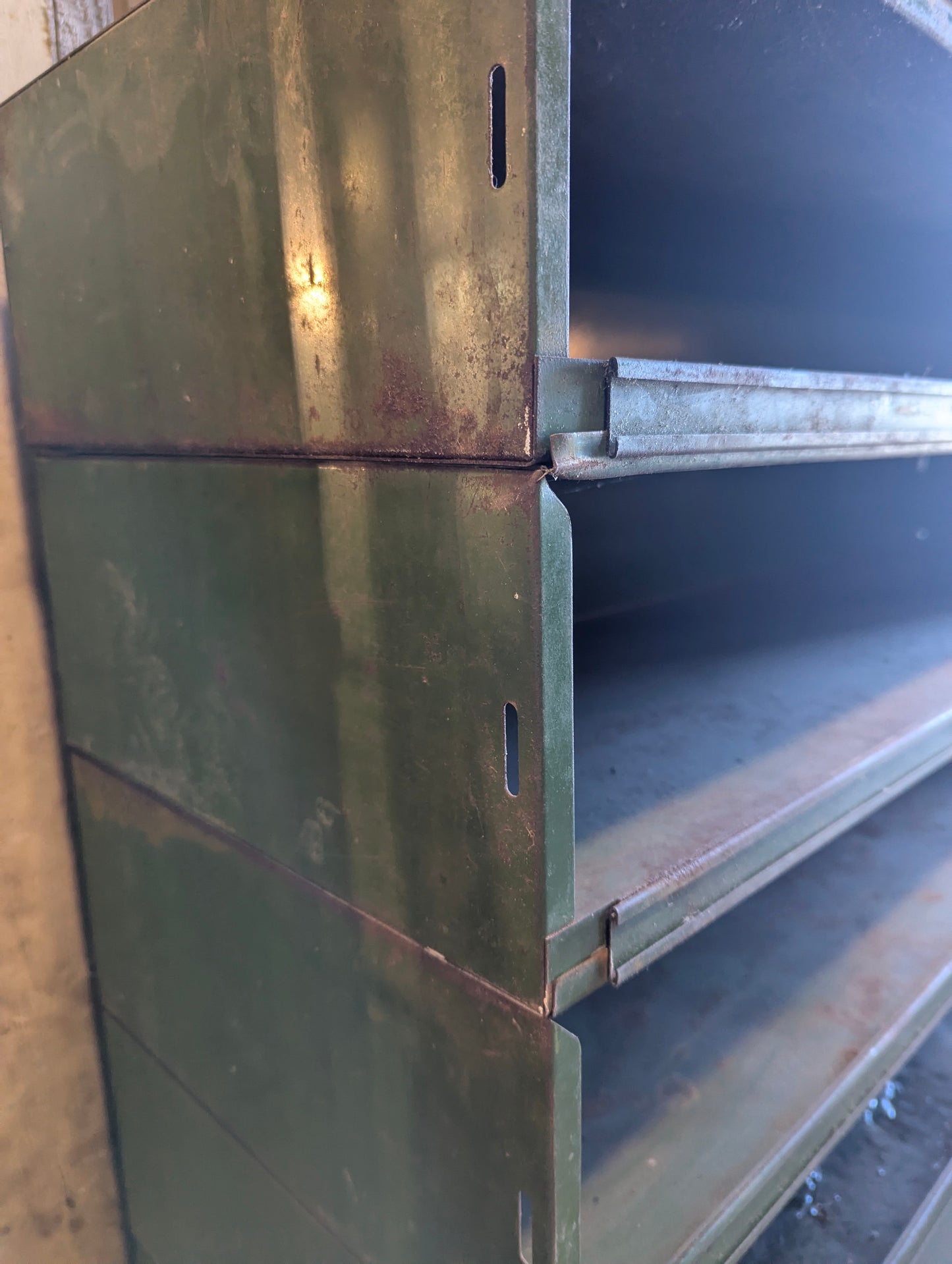 Vintage 11 Section Metal Cabinet