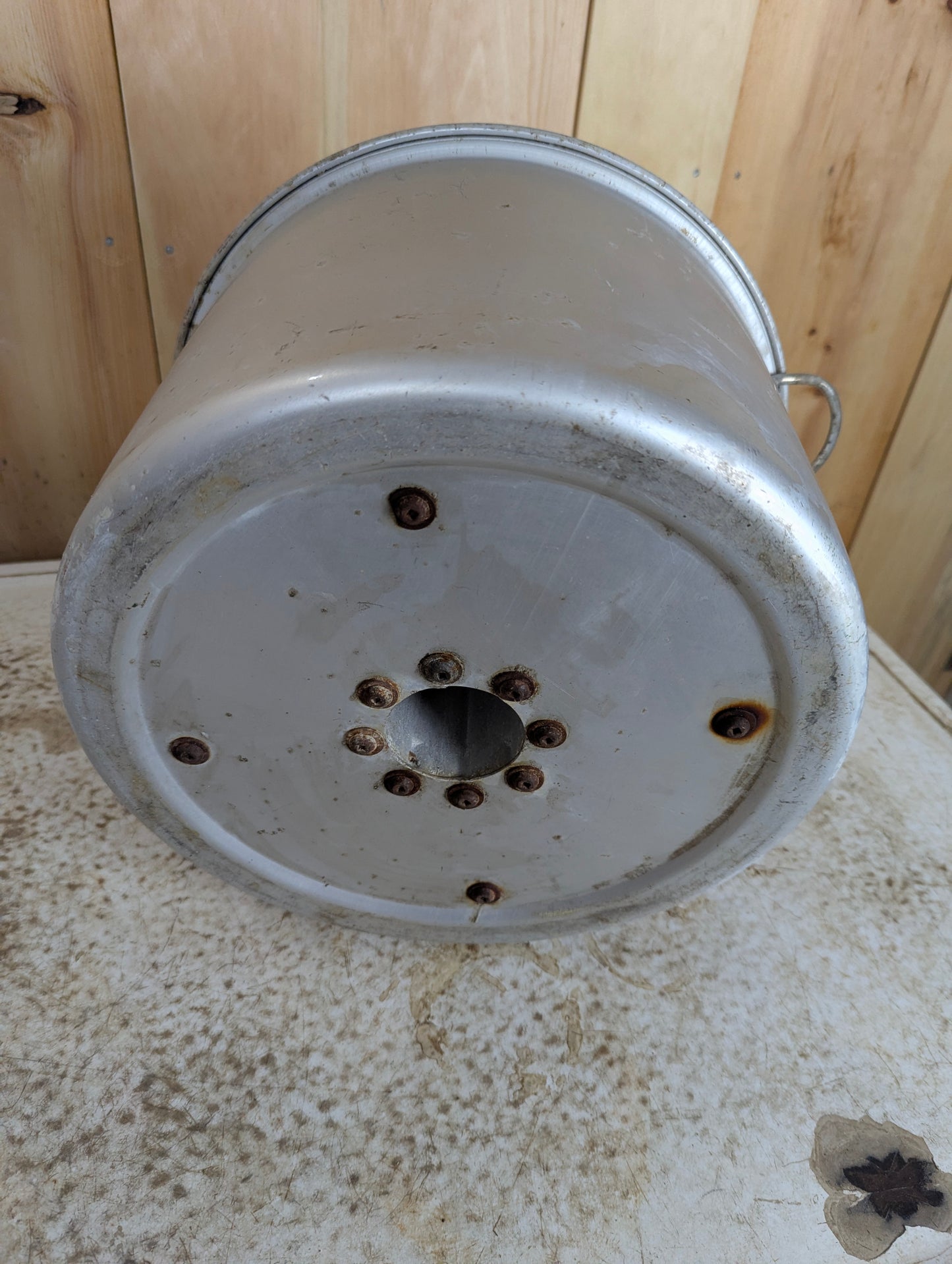 Vintage GE Aluminum Pot with Lid for Washing Machine
