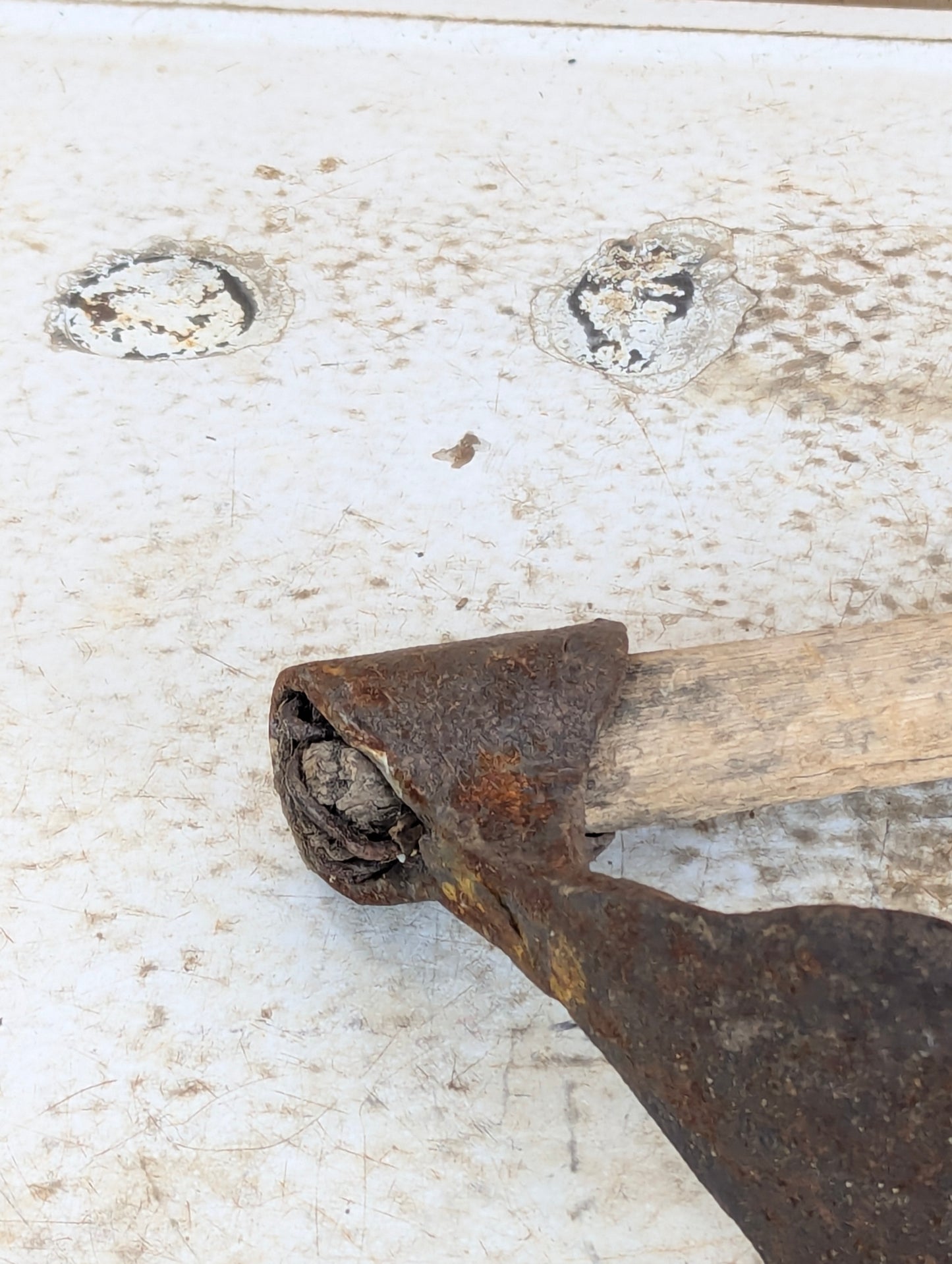 1700’s Quebec Hand Forged Garden Hoe