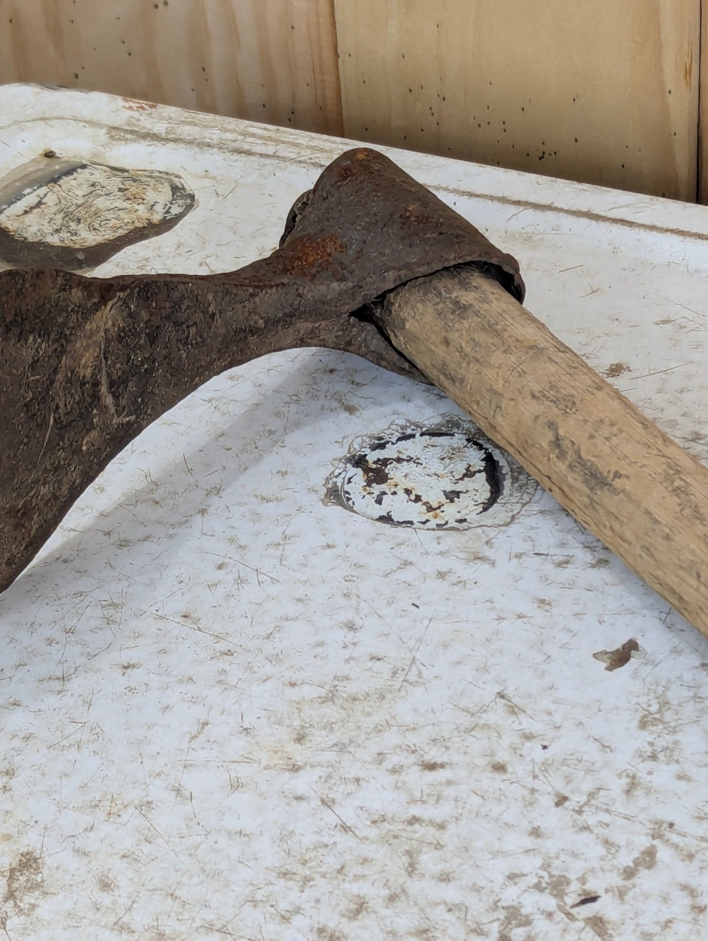 1700’s Quebec Hand Forged Garden Hoe