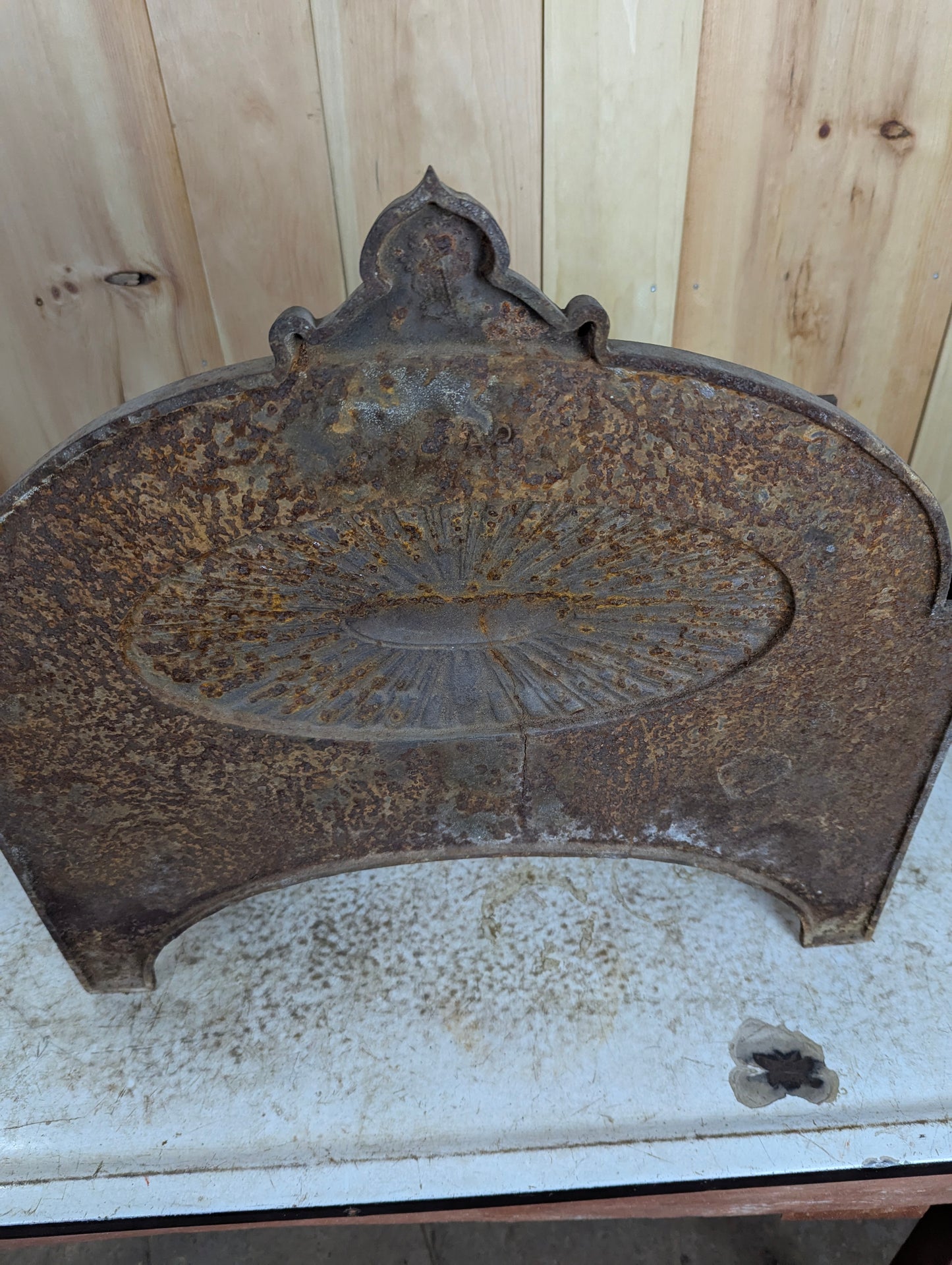 Edwardian Cast Iron Fire Basket