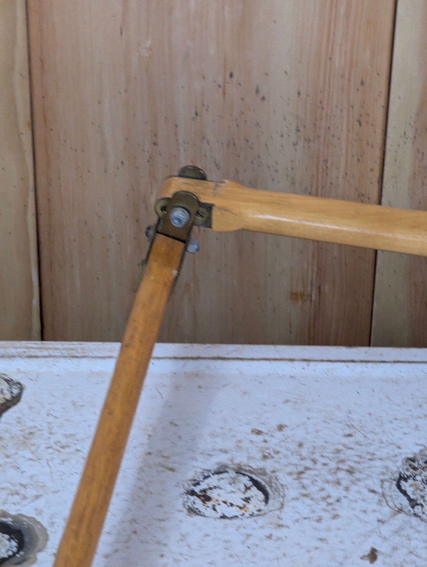 Vintage Wooden Rudder & Tiller