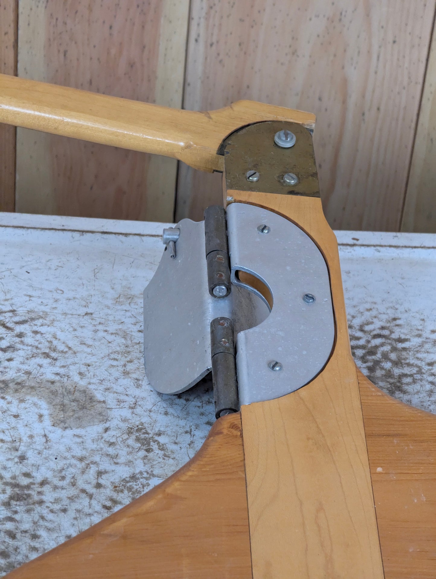 Vintage Wooden Rudder & Tiller