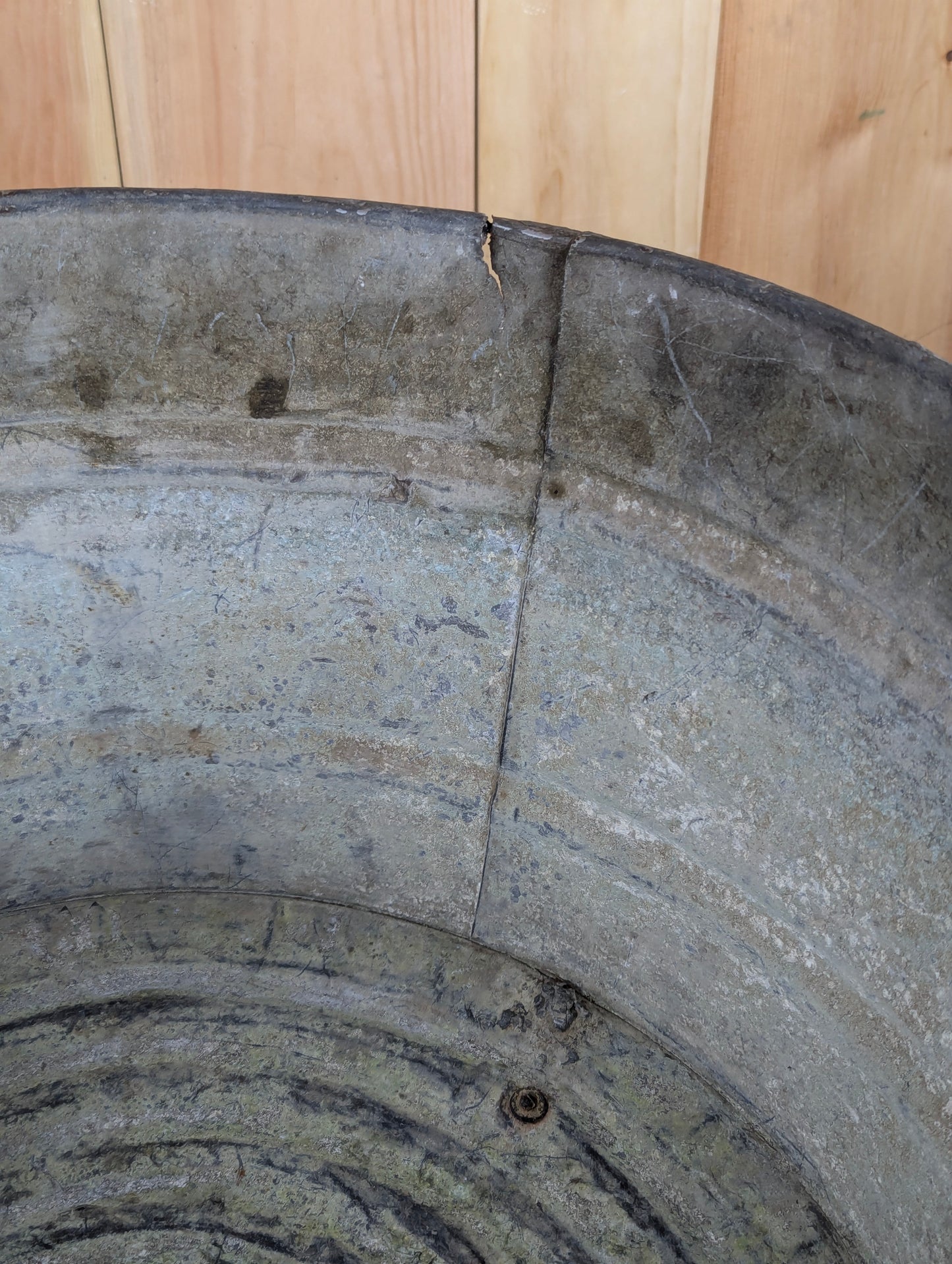 Round Galvanized Washtub