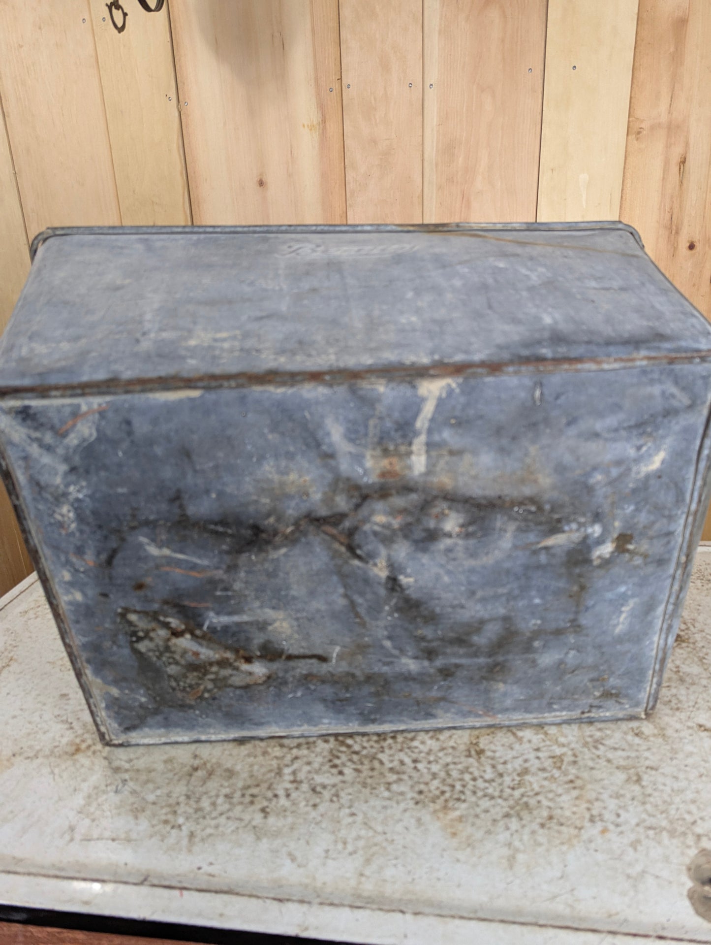 Rectangular Beatty Galvanized Washtub