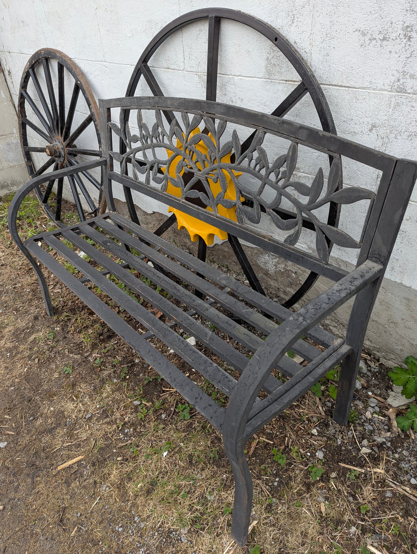 Metal Garden Bench