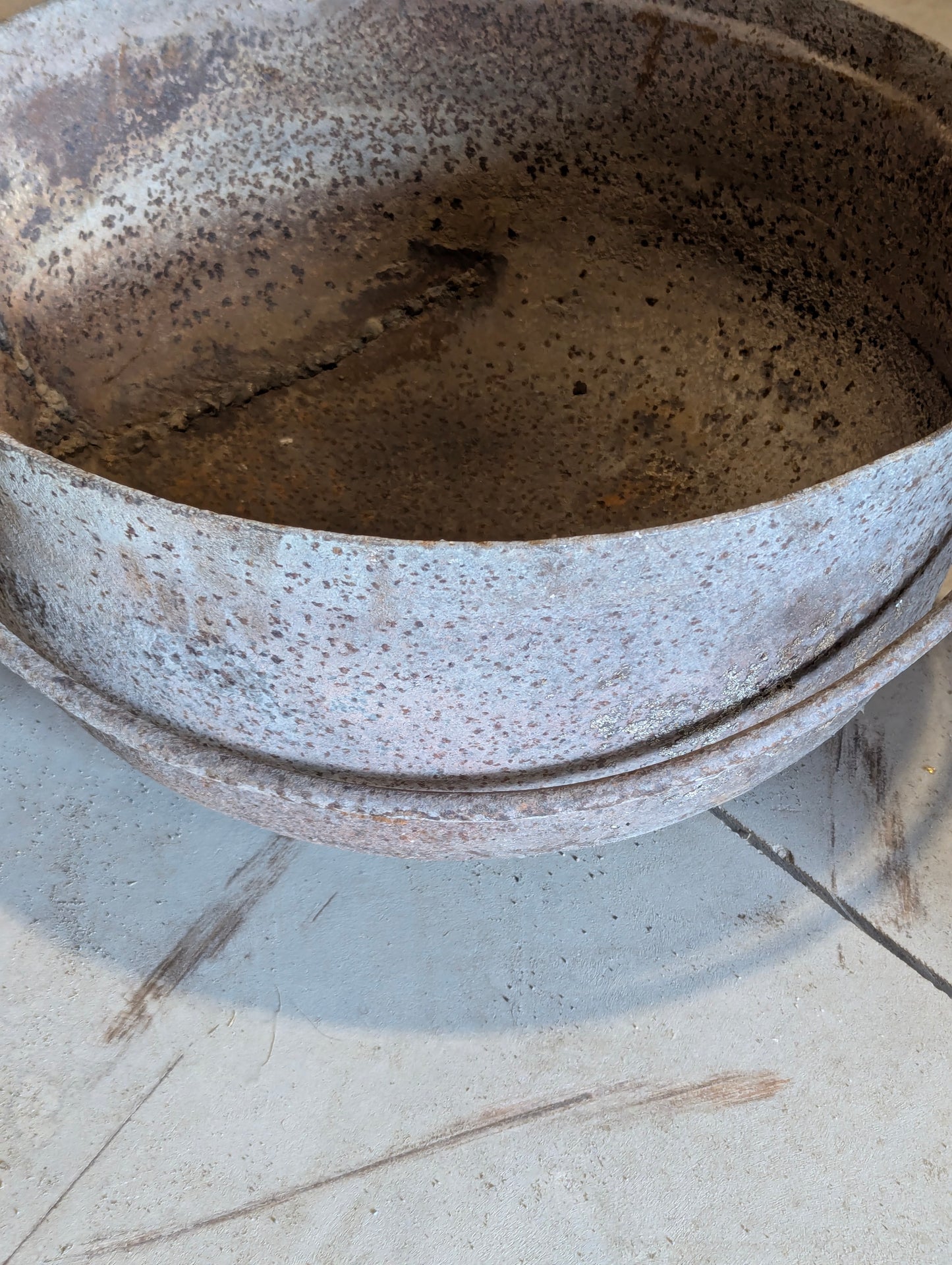 Antique Cast Iron Syrup Pot Kettle