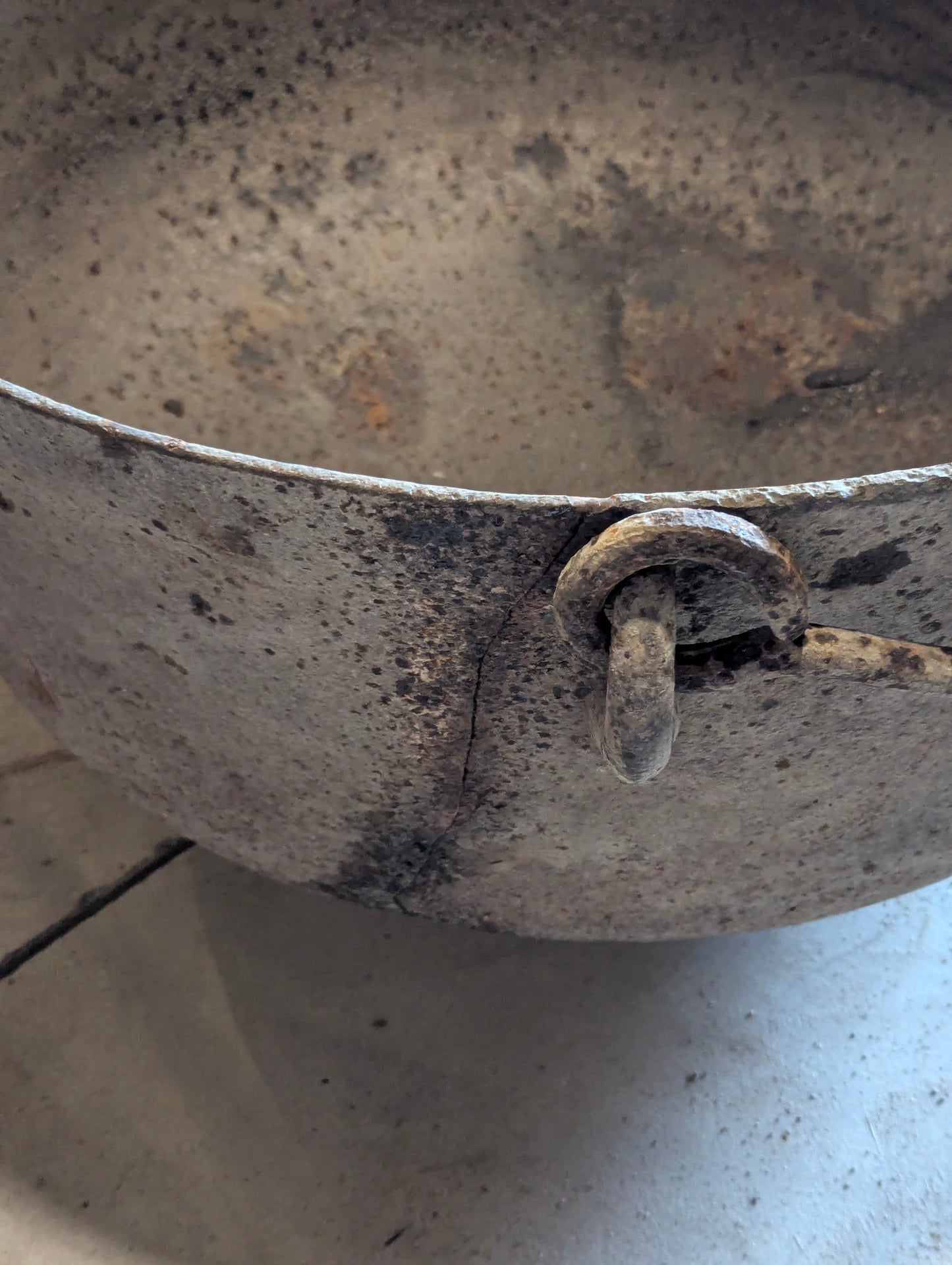 Antique Cast Iron Syrup Pot Kettle