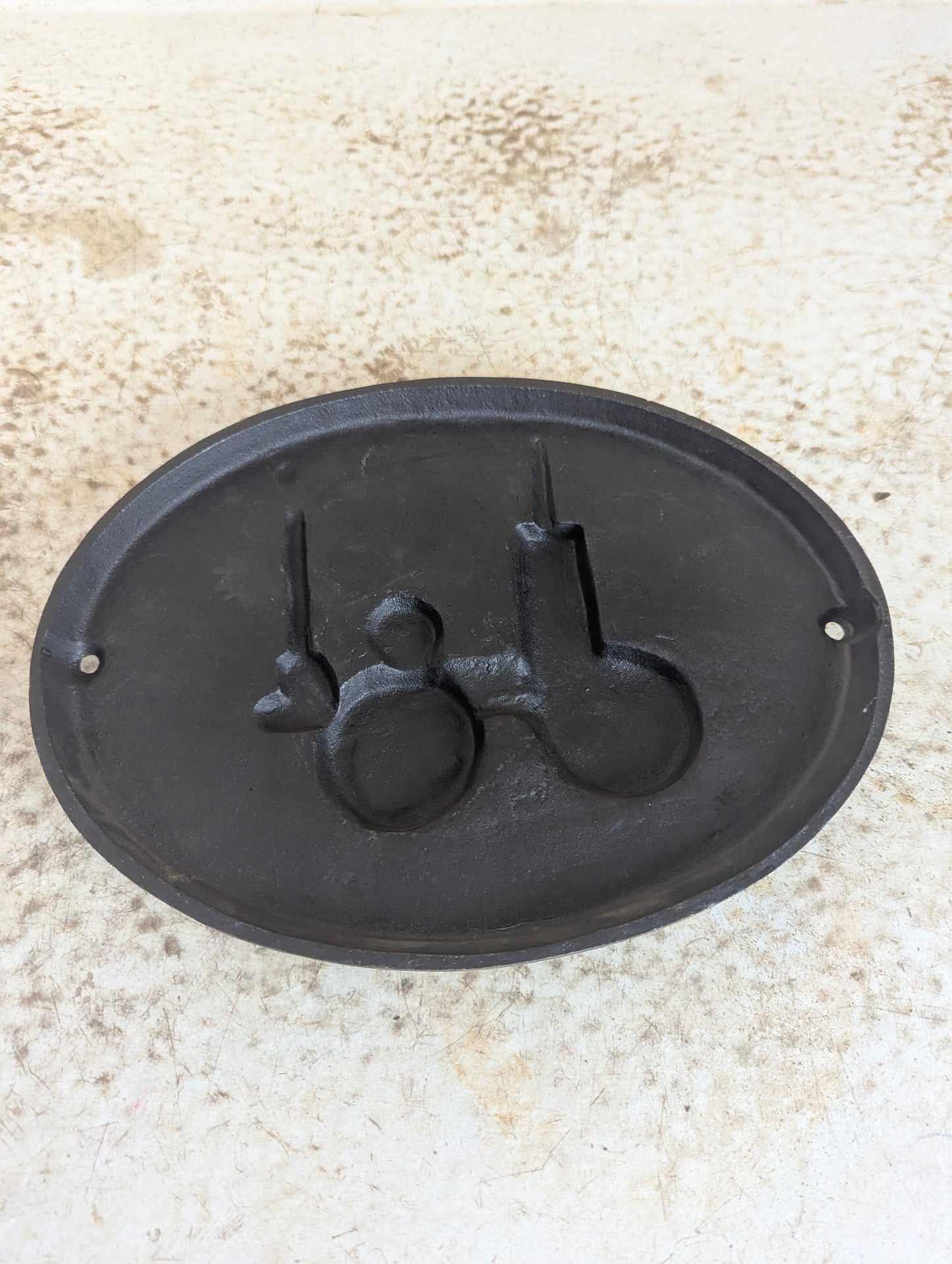 Vintage Cast Iron United Firefighter’s Fire Insurance Plaque Reproduction