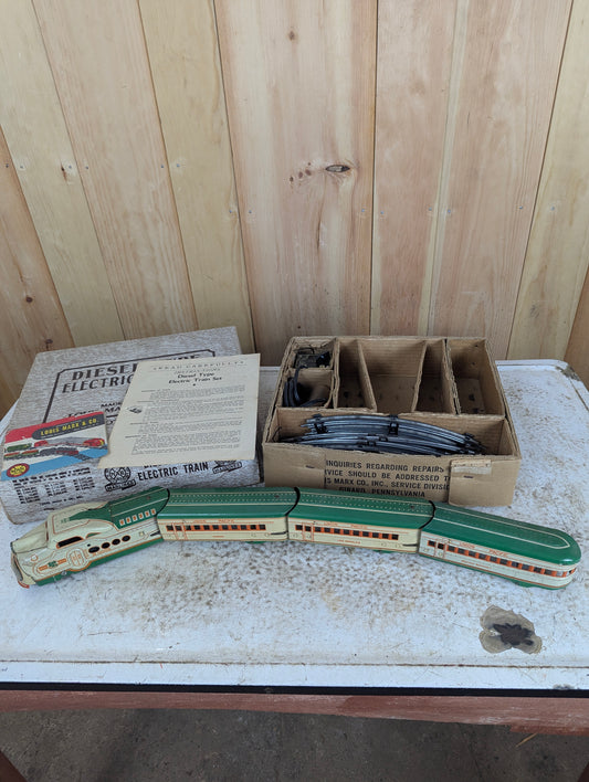 Vintage Marx M10005 Union Pacific Electric Train Set in Box