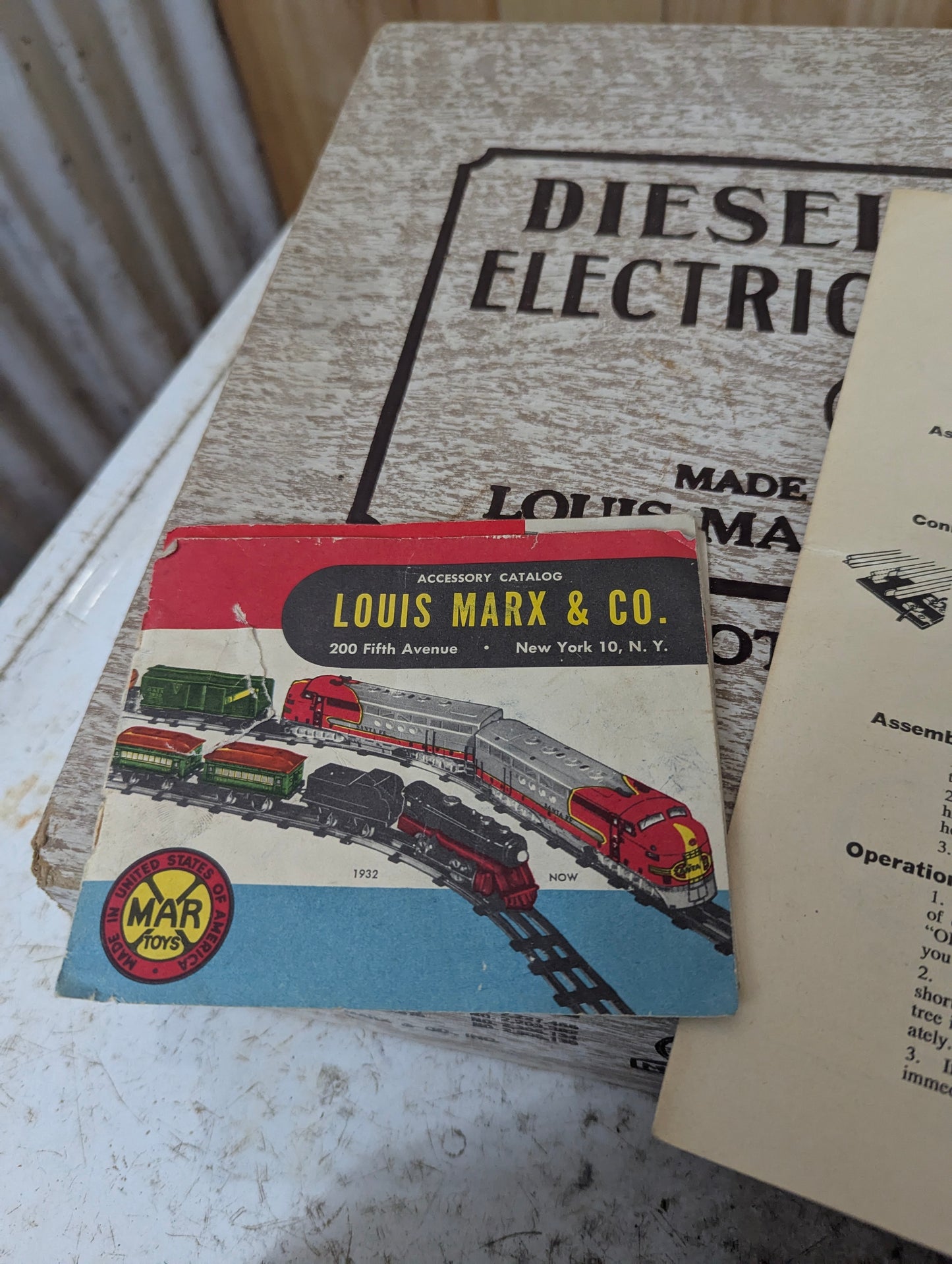 Vintage Marx M10005 Union Pacific Electric Train Set in Box