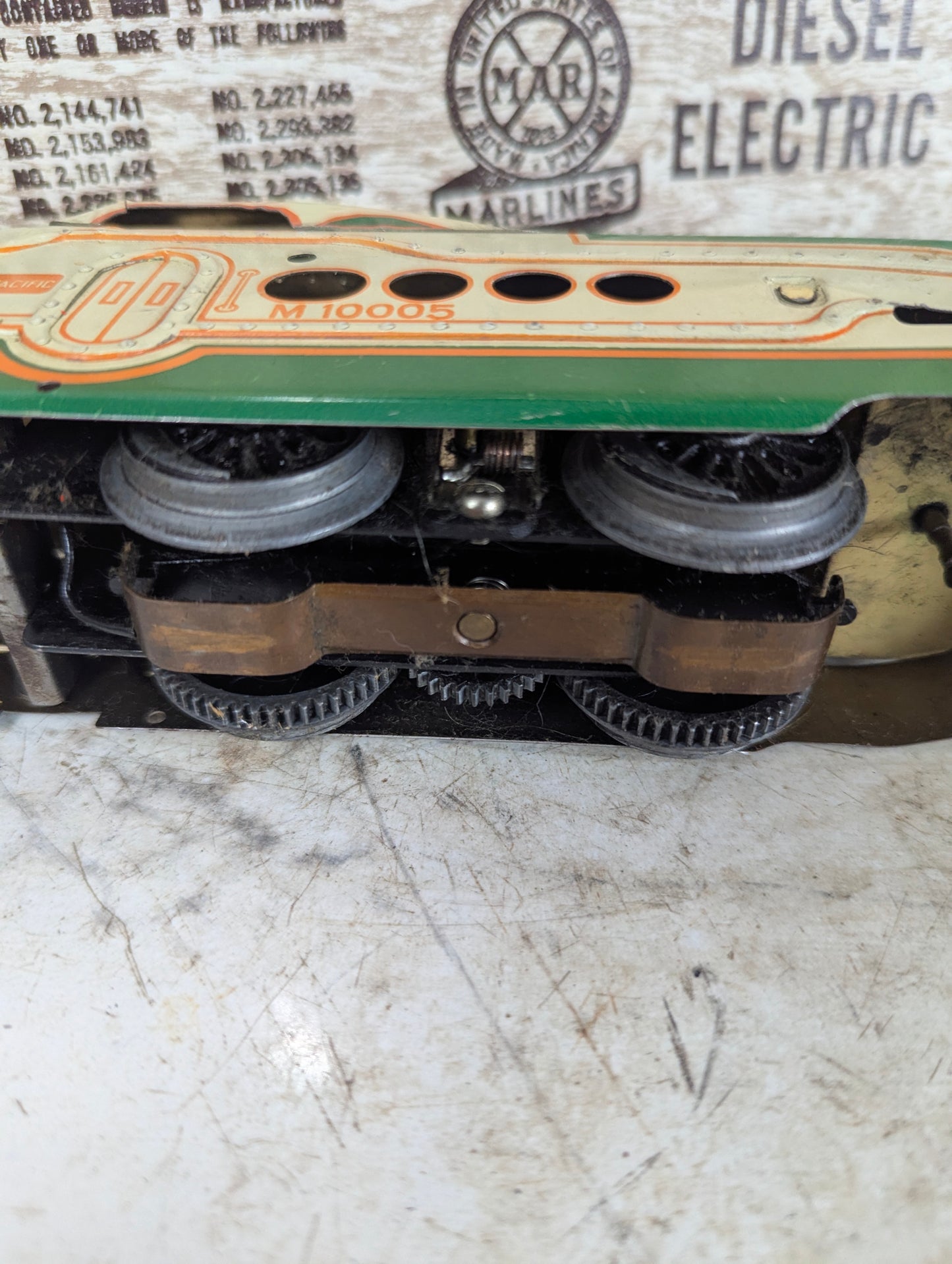 Vintage Marx M10005 Union Pacific Electric Train Set in Box