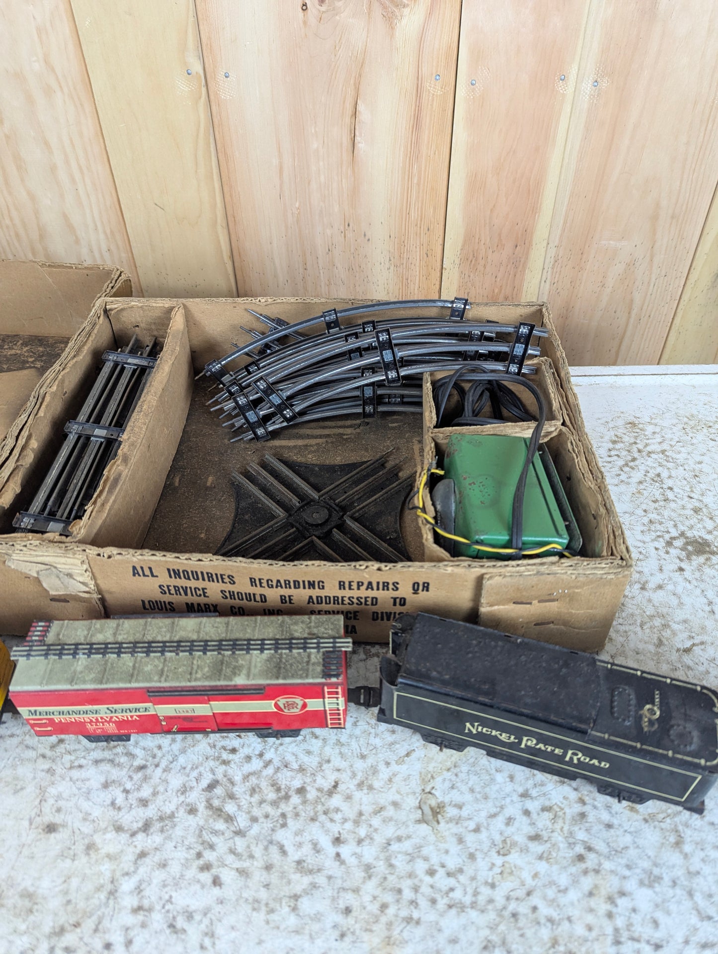 Vintage Marx 10000 Stream Line 5 Pc. Train Set in Box