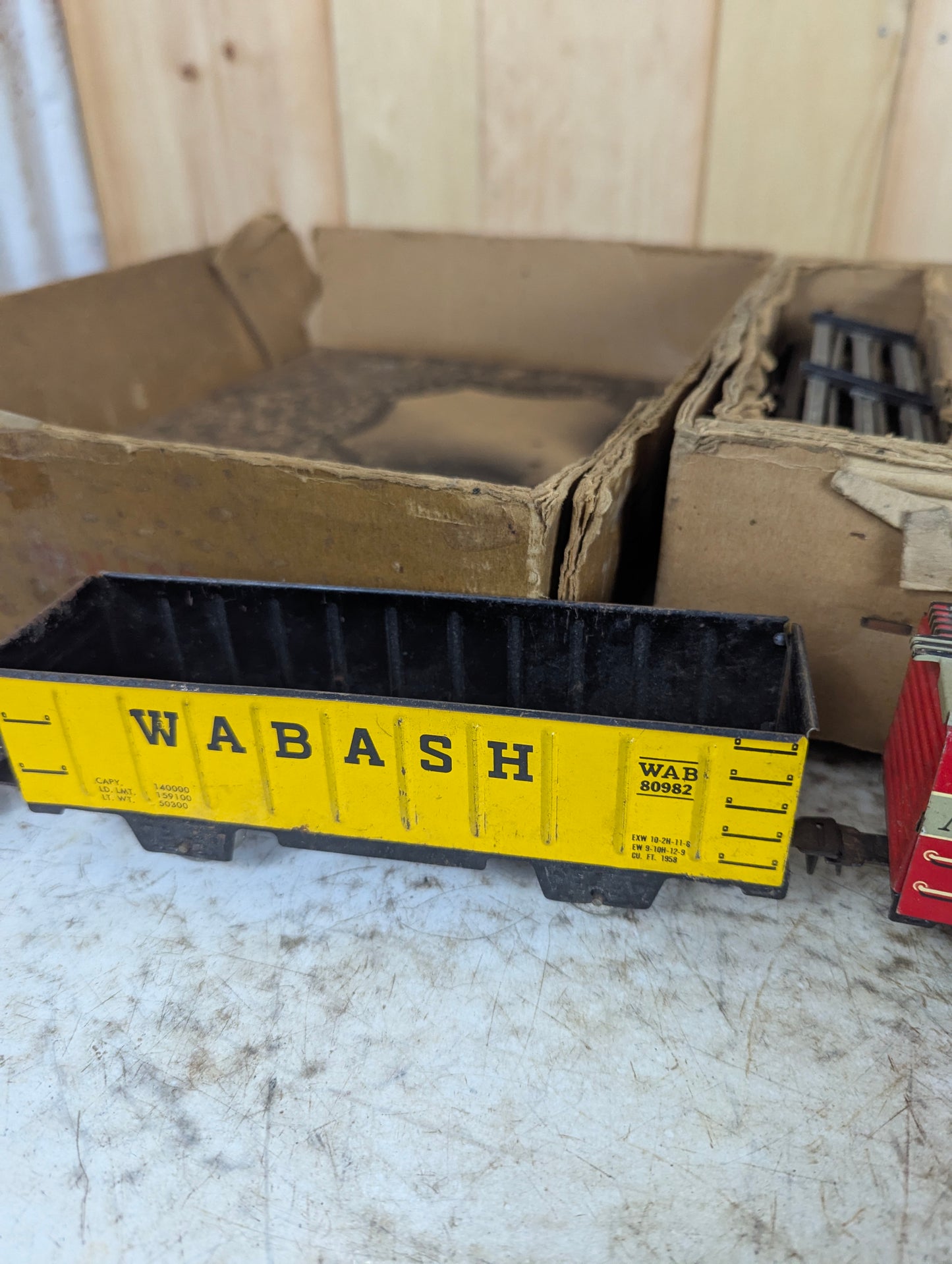 Vintage Marx 10000 Stream Line 5 Pc. Train Set in Box