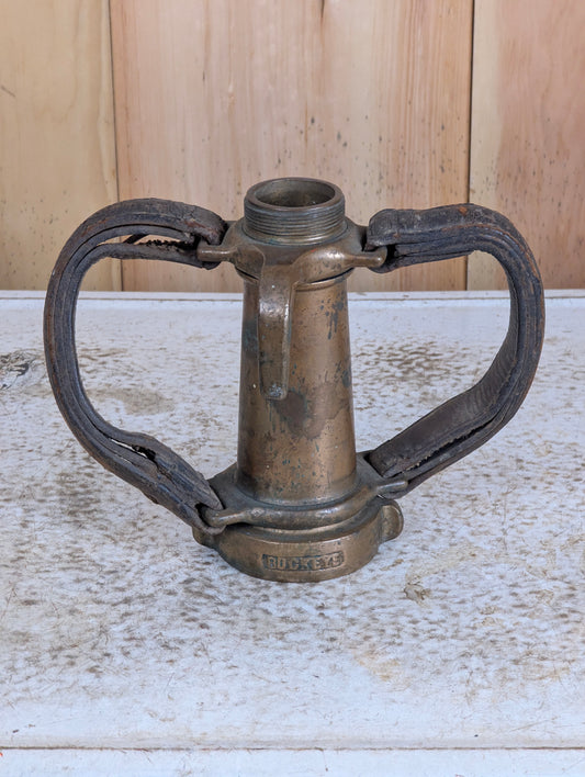 Vintage Buckeye Brass Fire Nozzle