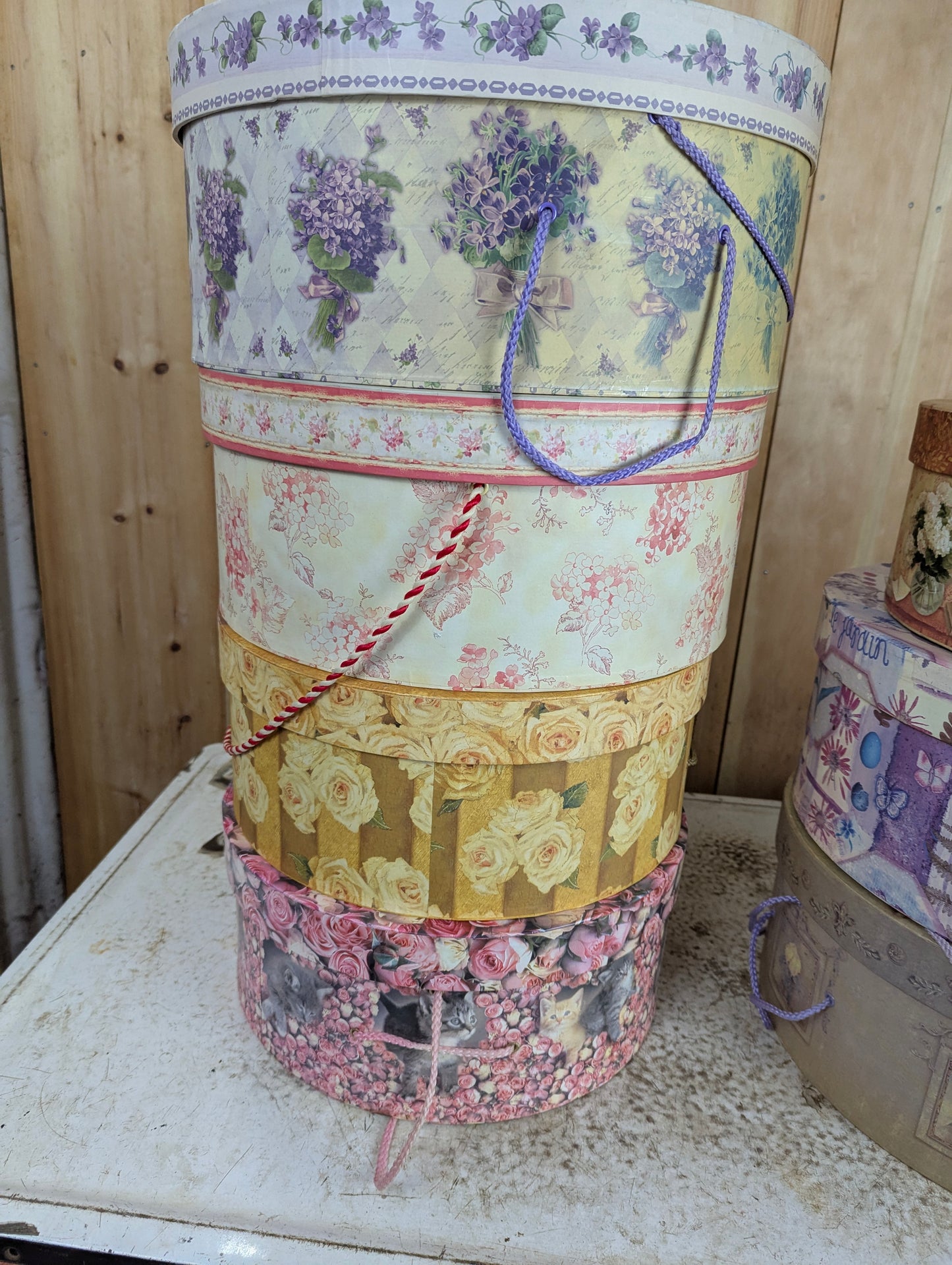 Vintage Hat Boxes