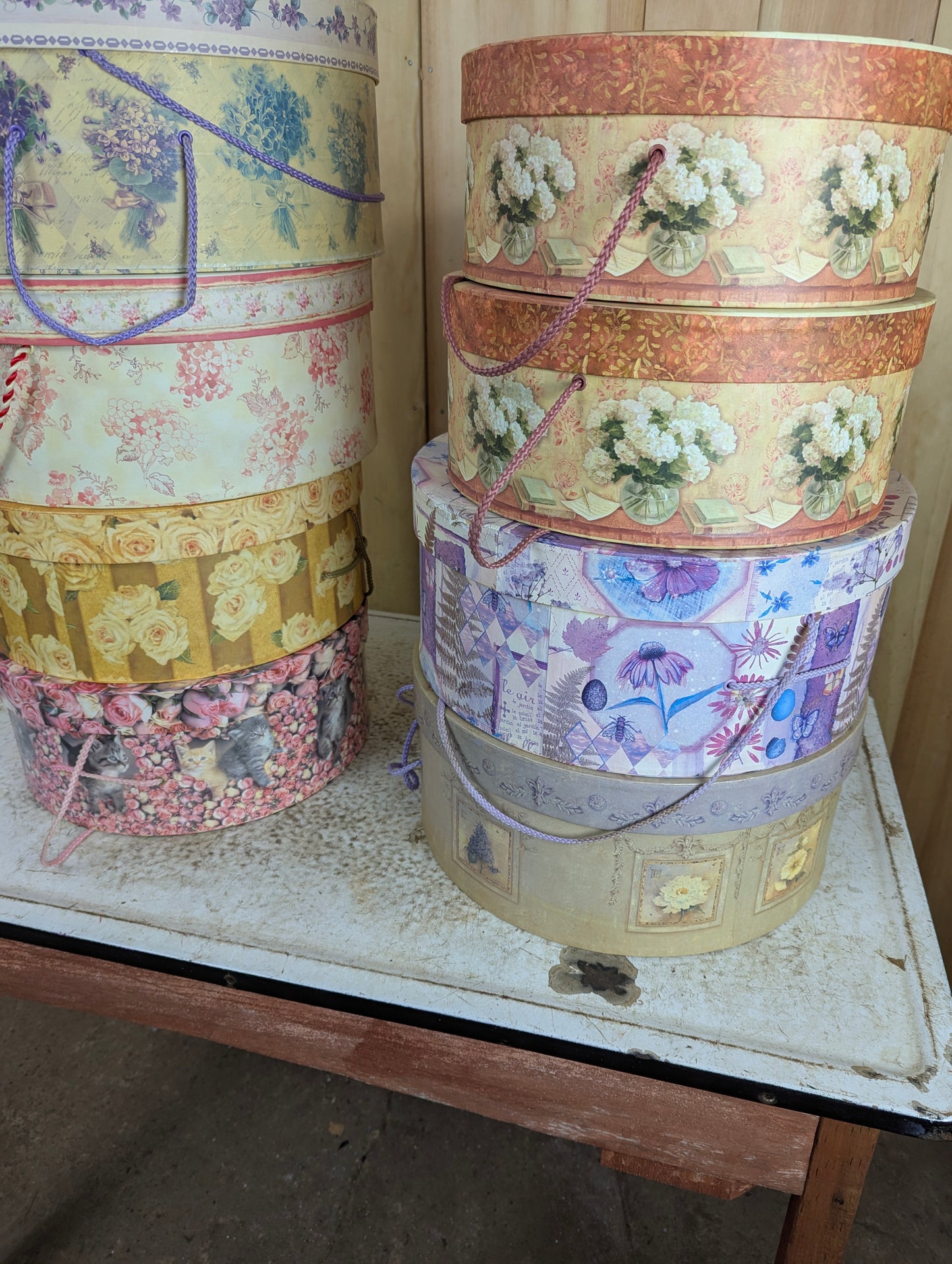 Vintage Hat Boxes