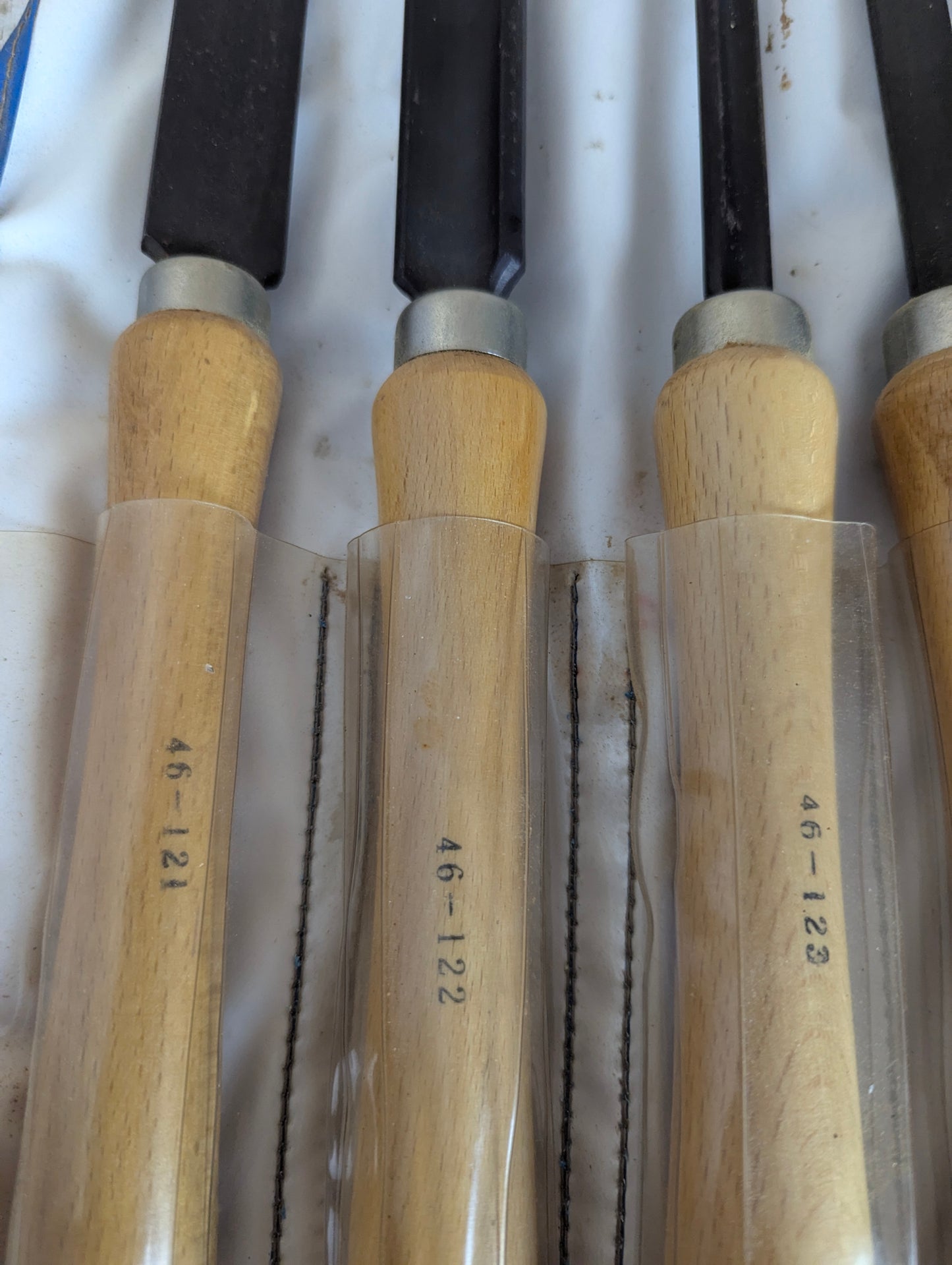 Set of 8 Rockwell Wood Turning Hand Tools Chisels