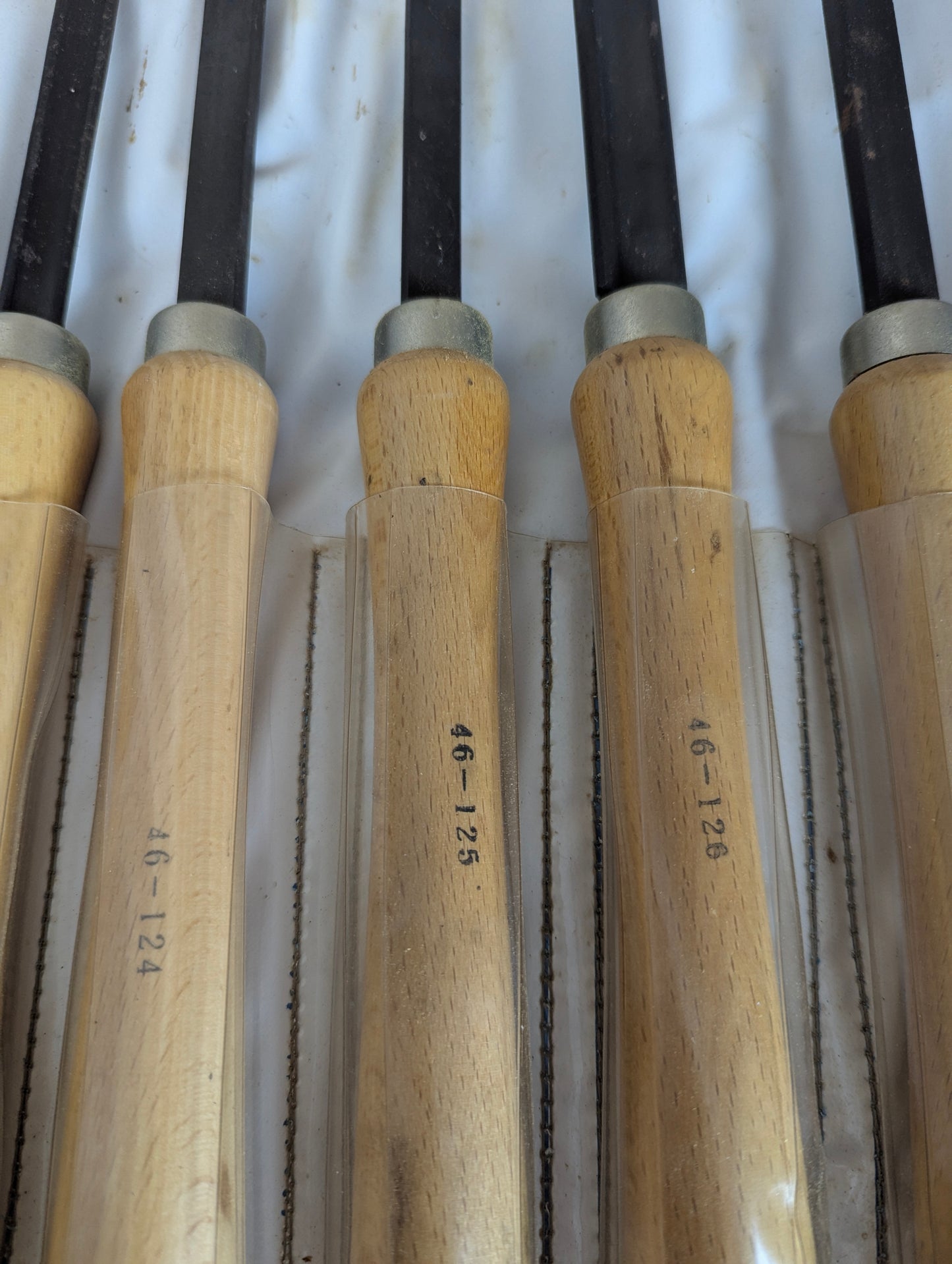 Set of 8 Rockwell Wood Turning Hand Tools Chisels