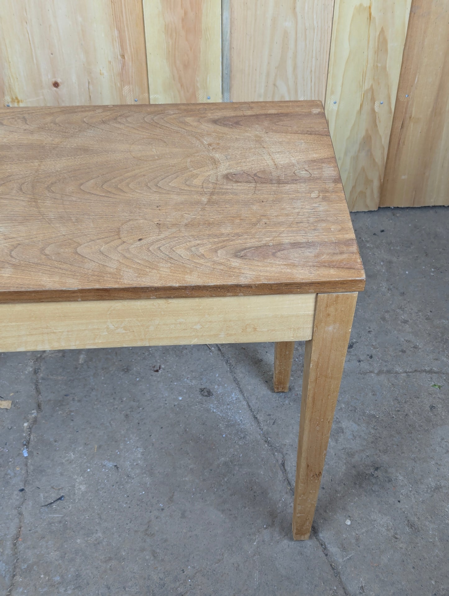 Wooden Piano Bench