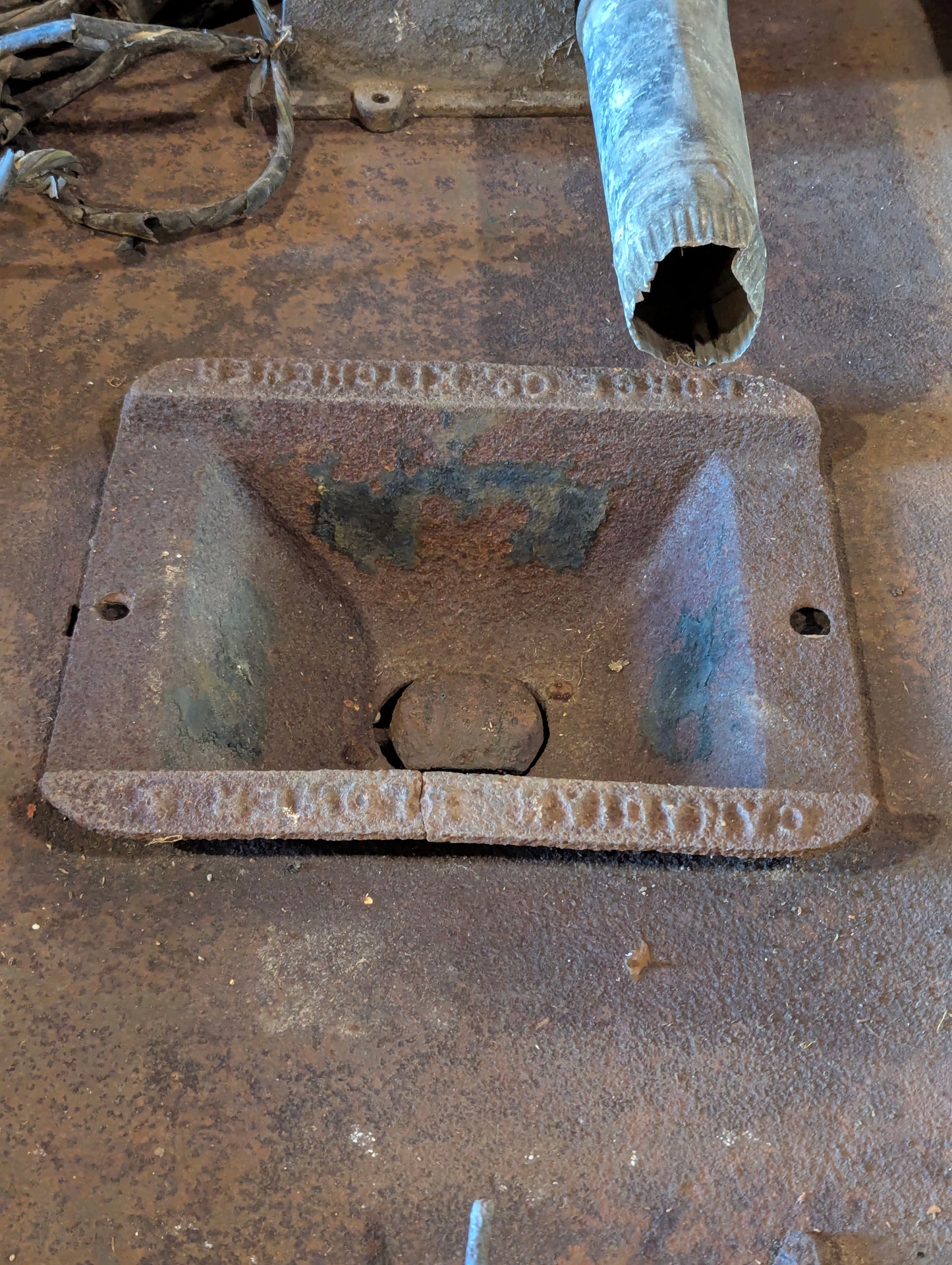 Antique Canadian Blower & Forge Co. Forge Table & No. 2E Electric Blower