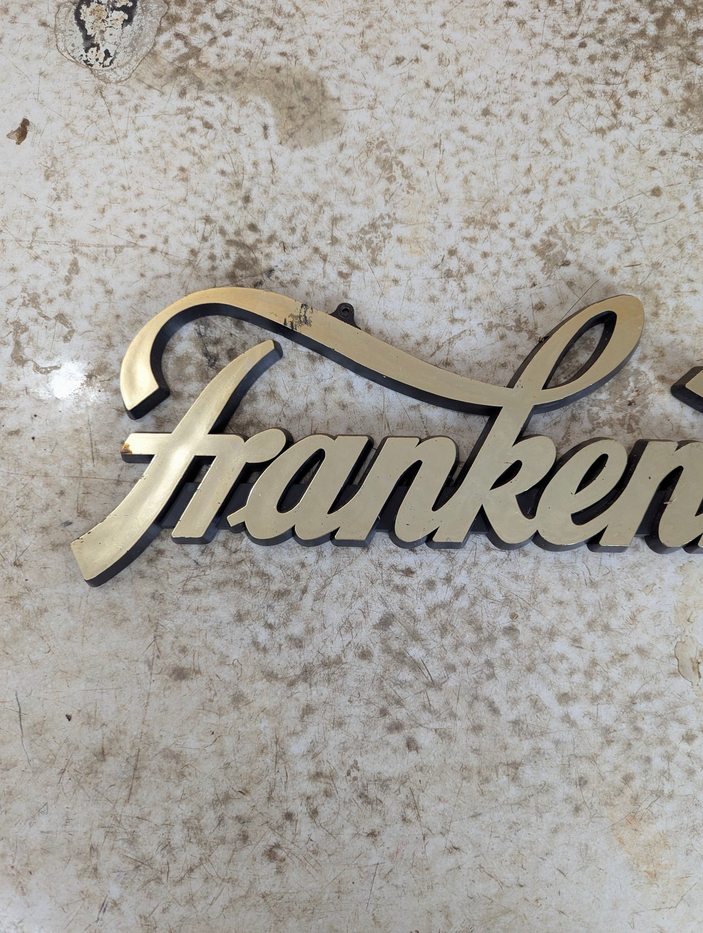 Plastic Frankenheim Alt Beer Sign
