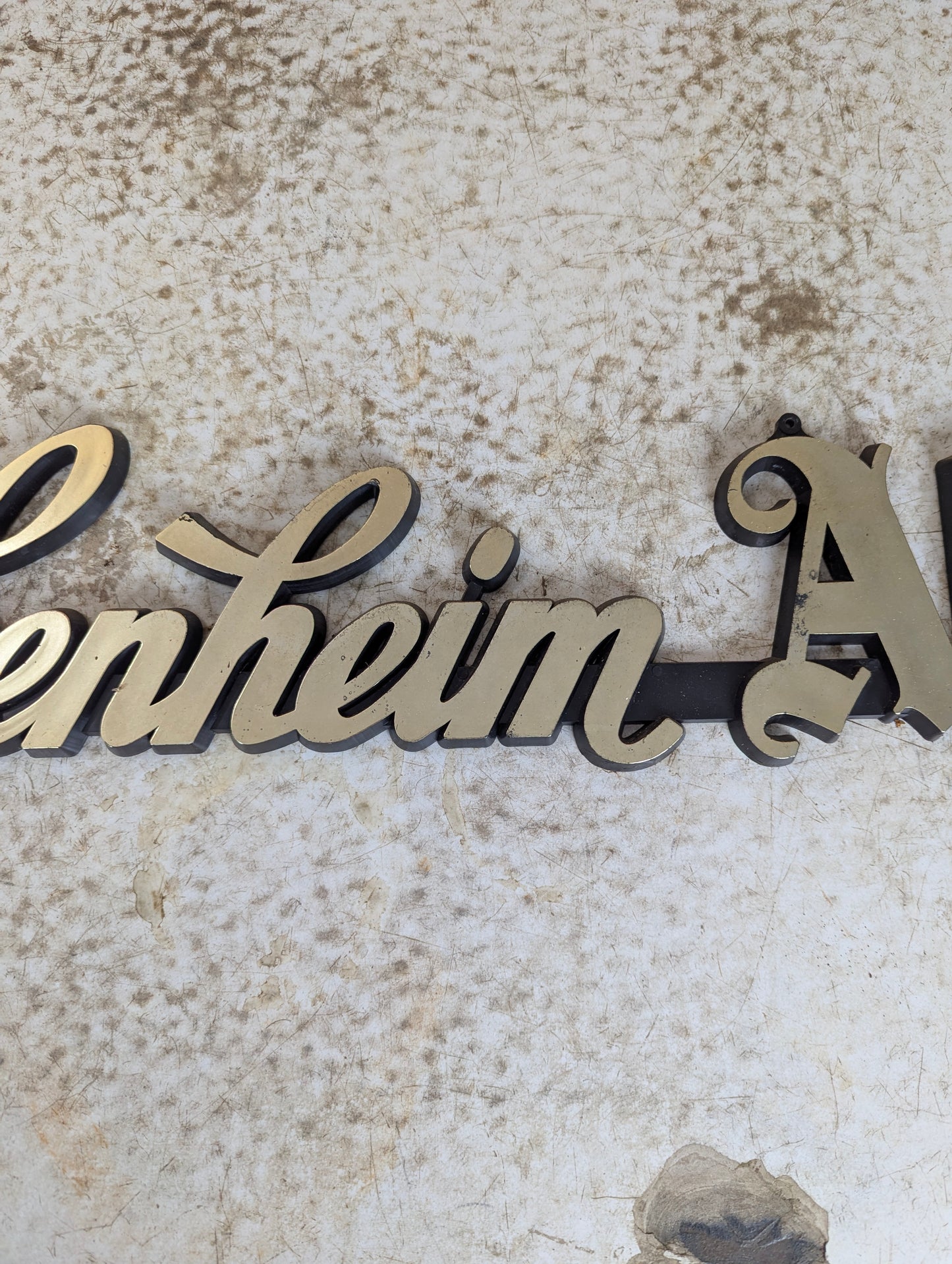 Plastic Frankenheim Alt Beer Sign
