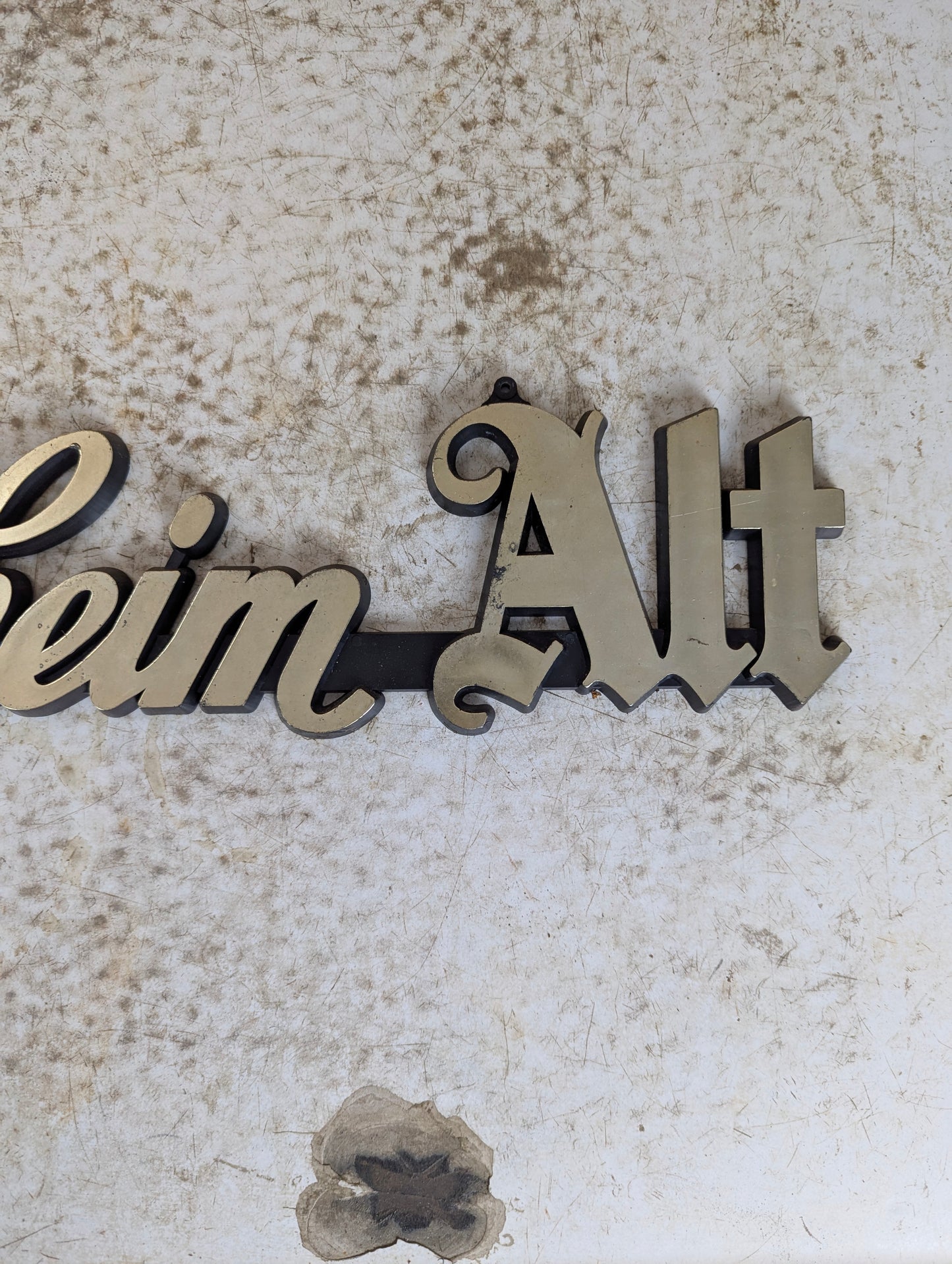 Plastic Frankenheim Alt Beer Sign