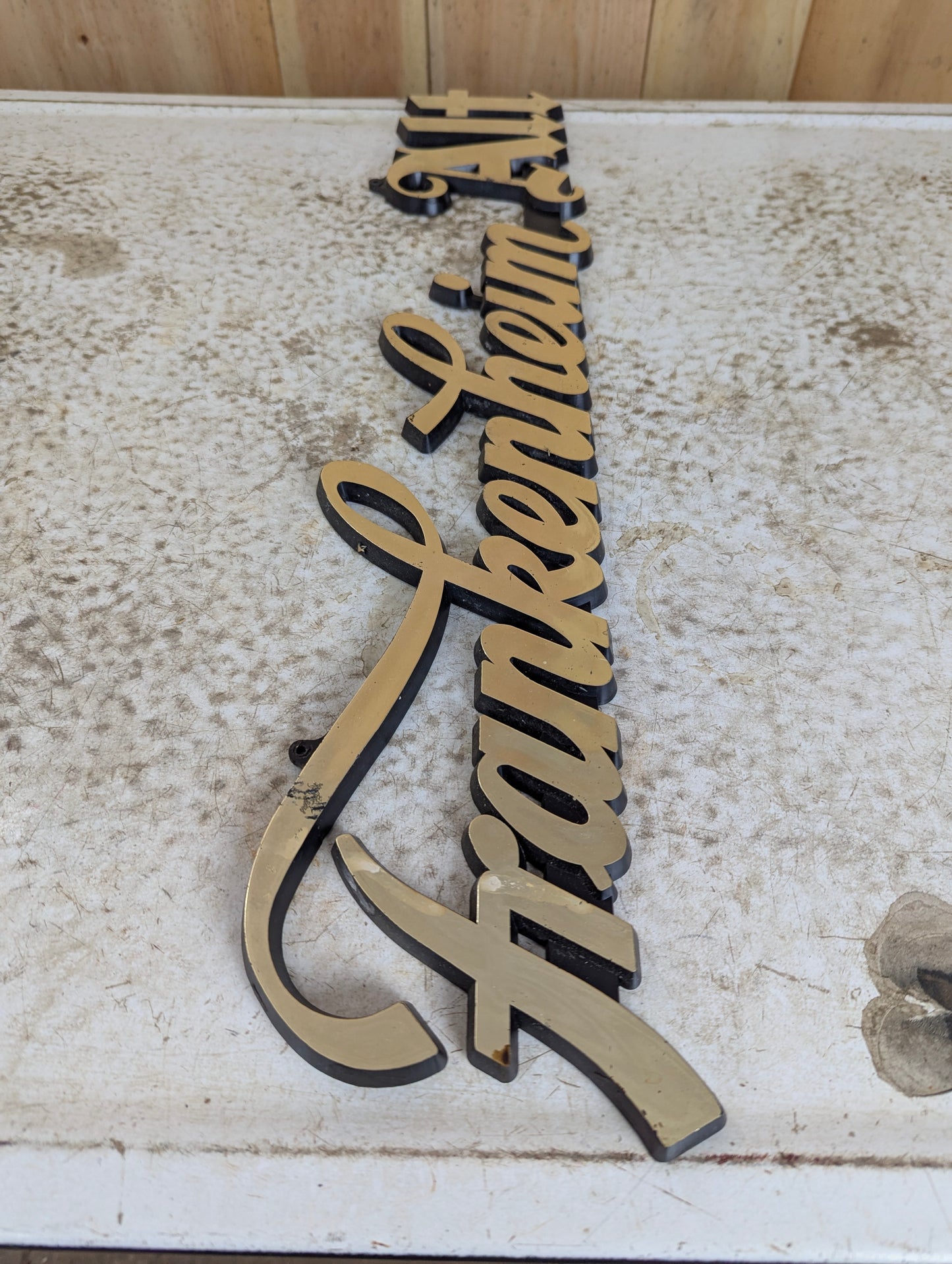 Plastic Frankenheim Alt Beer Sign