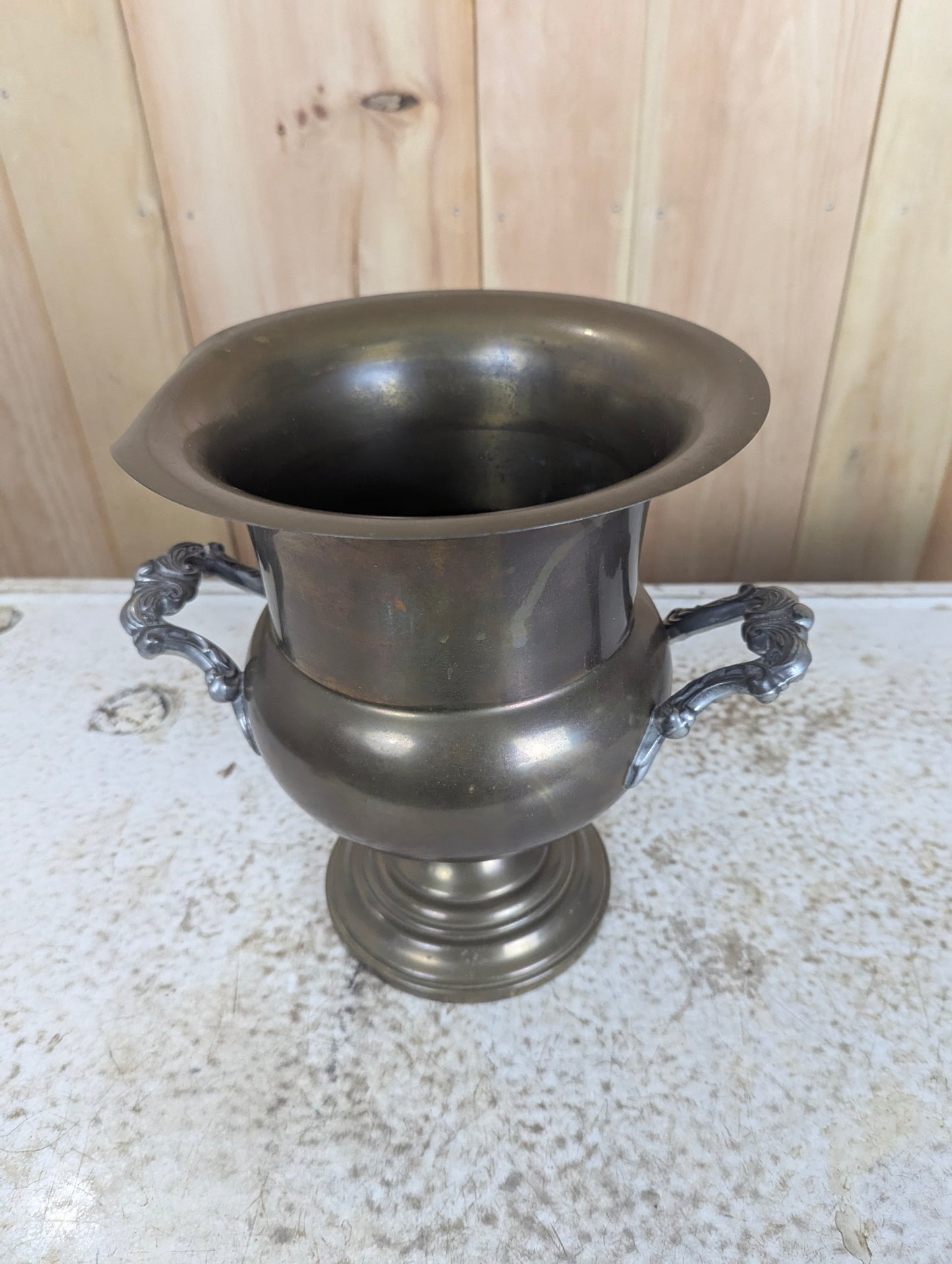 Vintage Birks Regency Plate Brass Champagne Ice Bucket