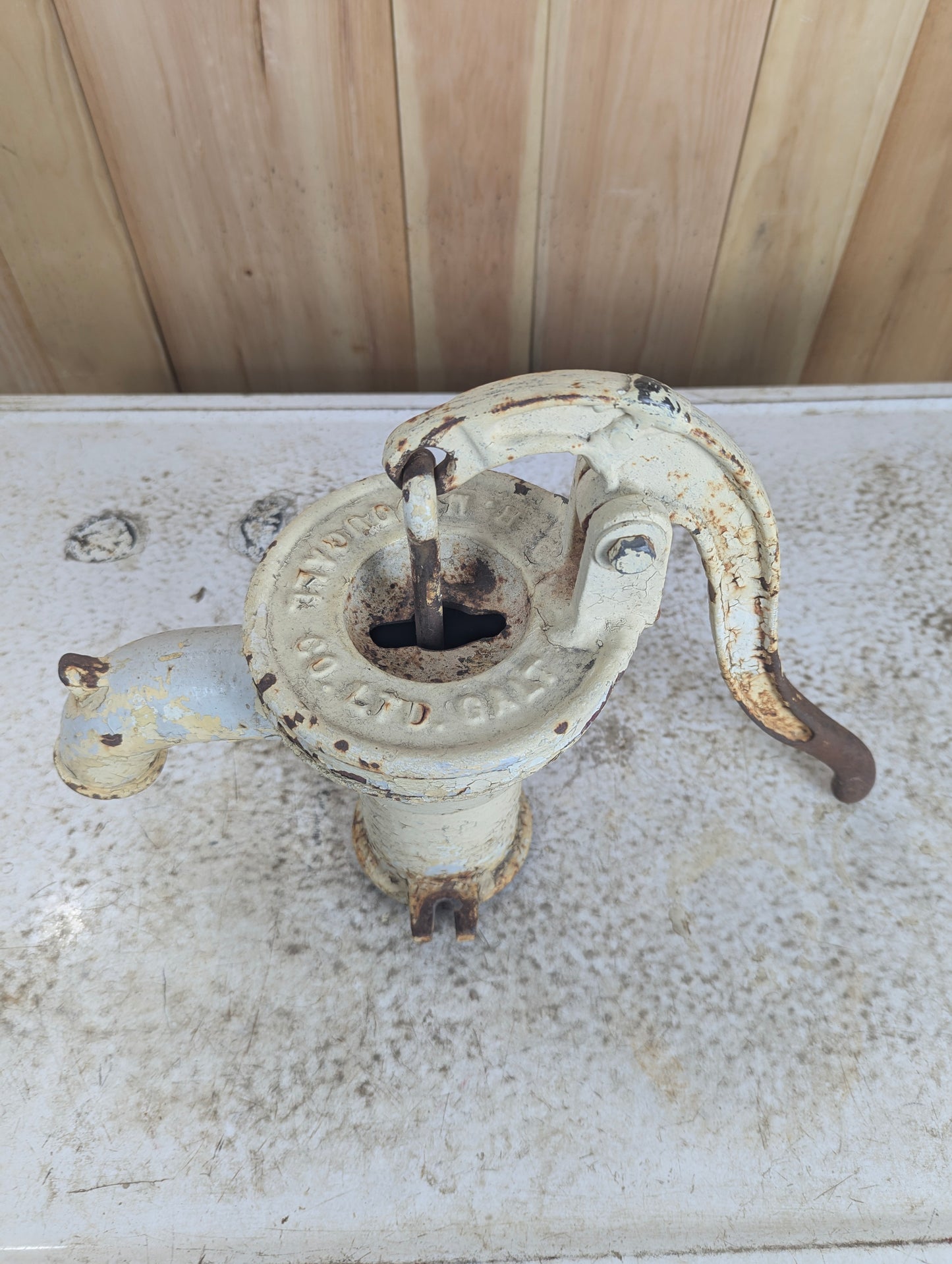 Antique R. McDougall Cast Iron Hand Pump
