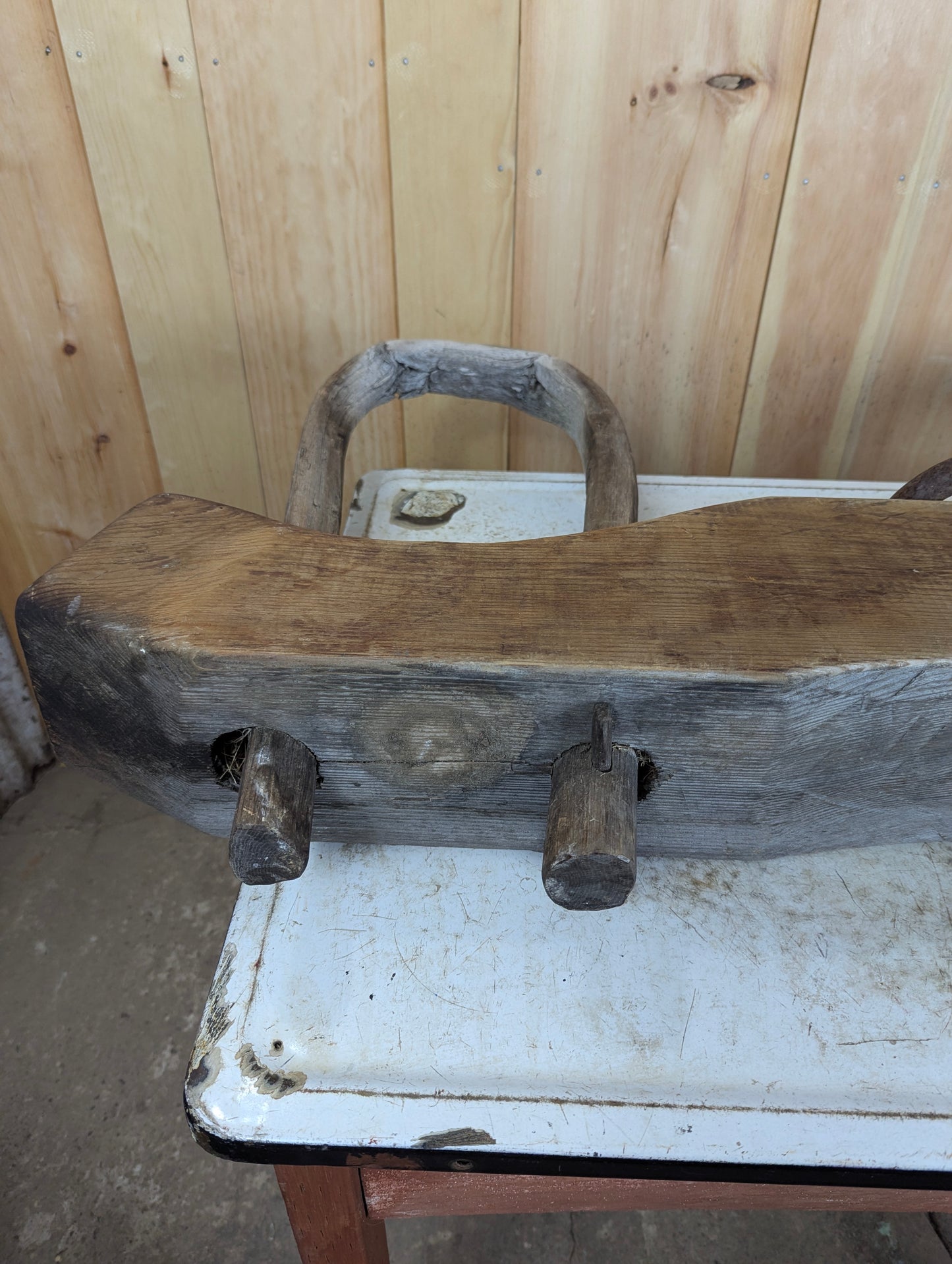 Antique Wooden Double Oxen Yoke