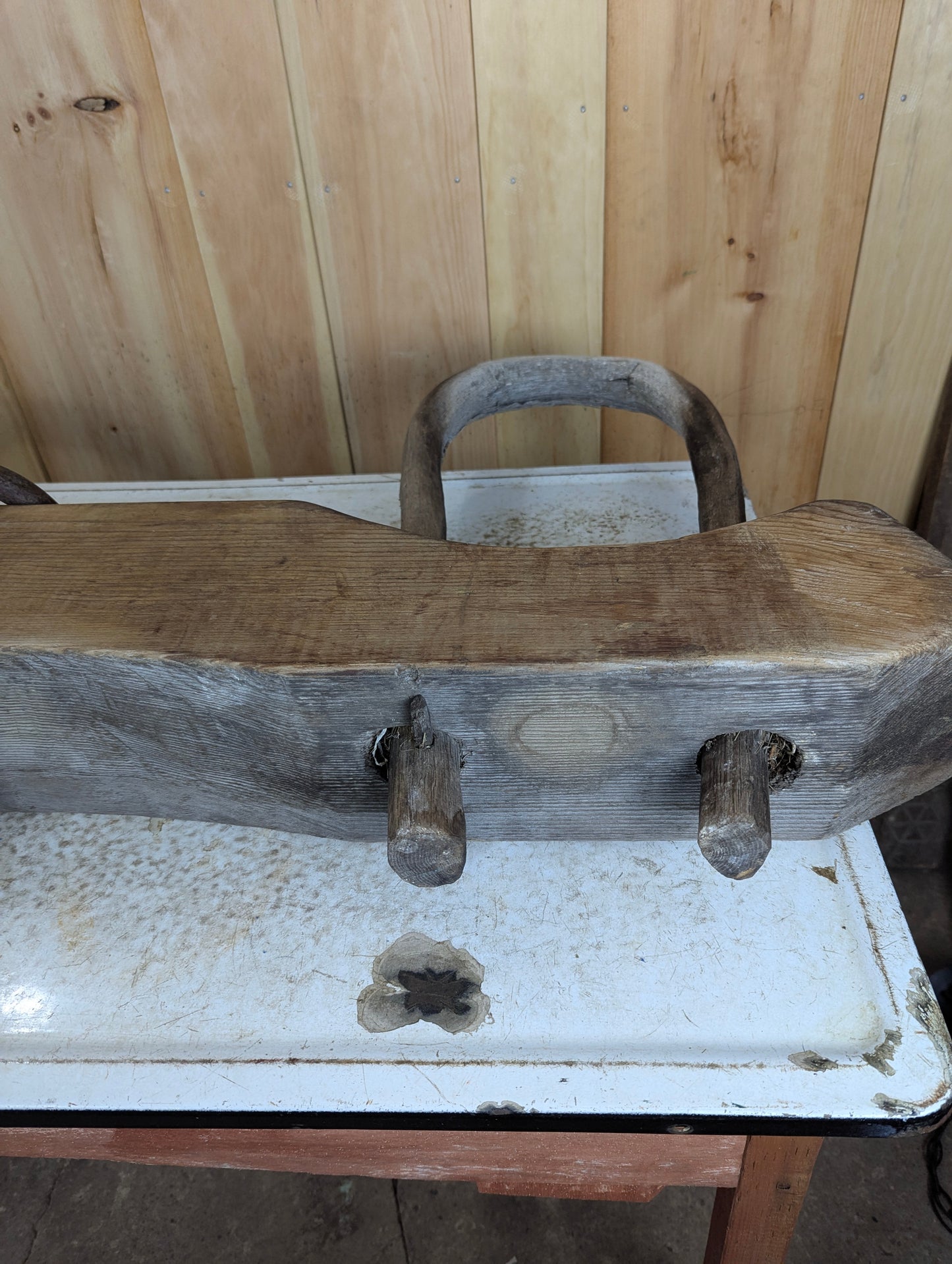 Antique Wooden Double Oxen Yoke