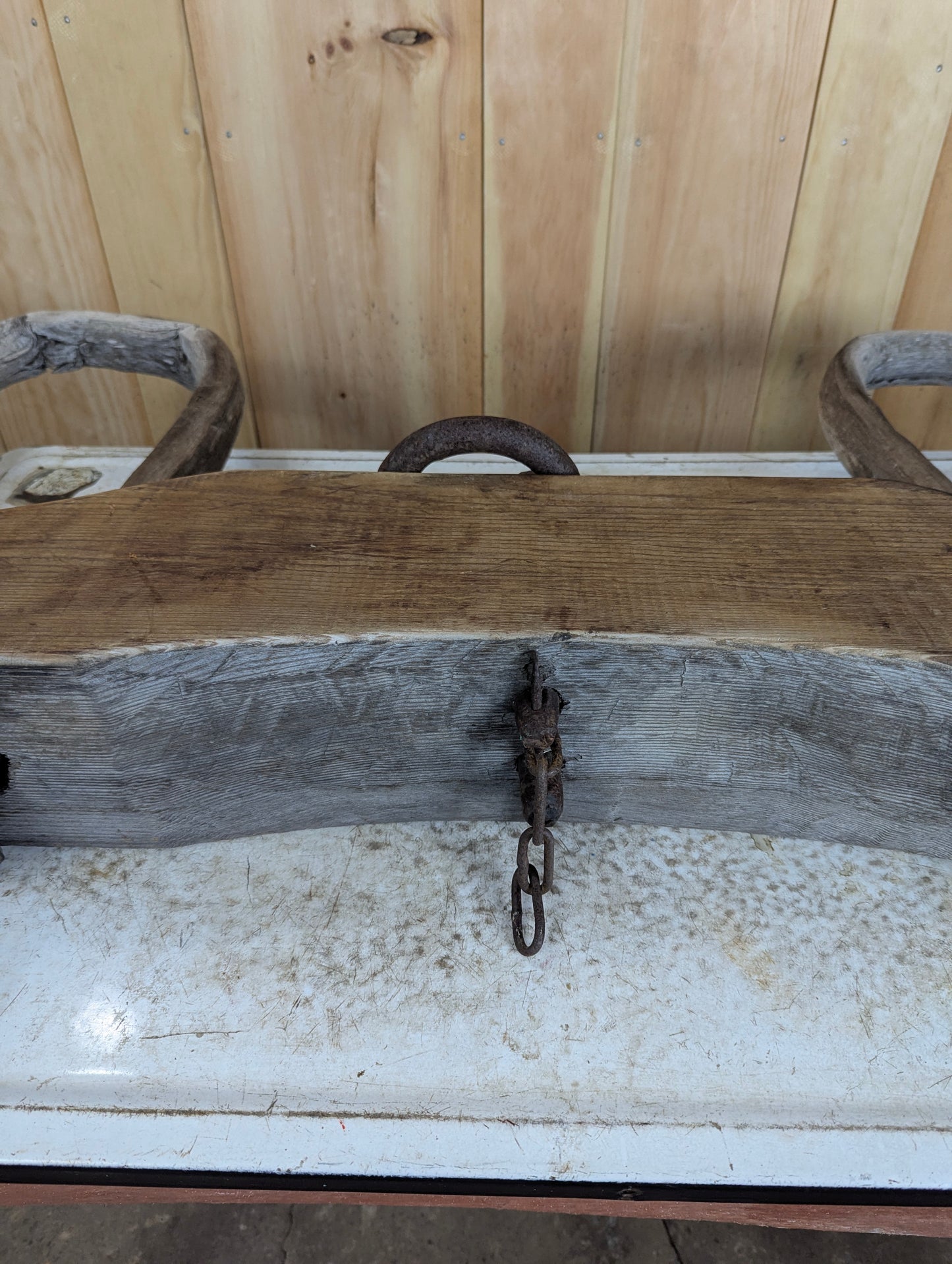 Antique Wooden Double Oxen Yoke