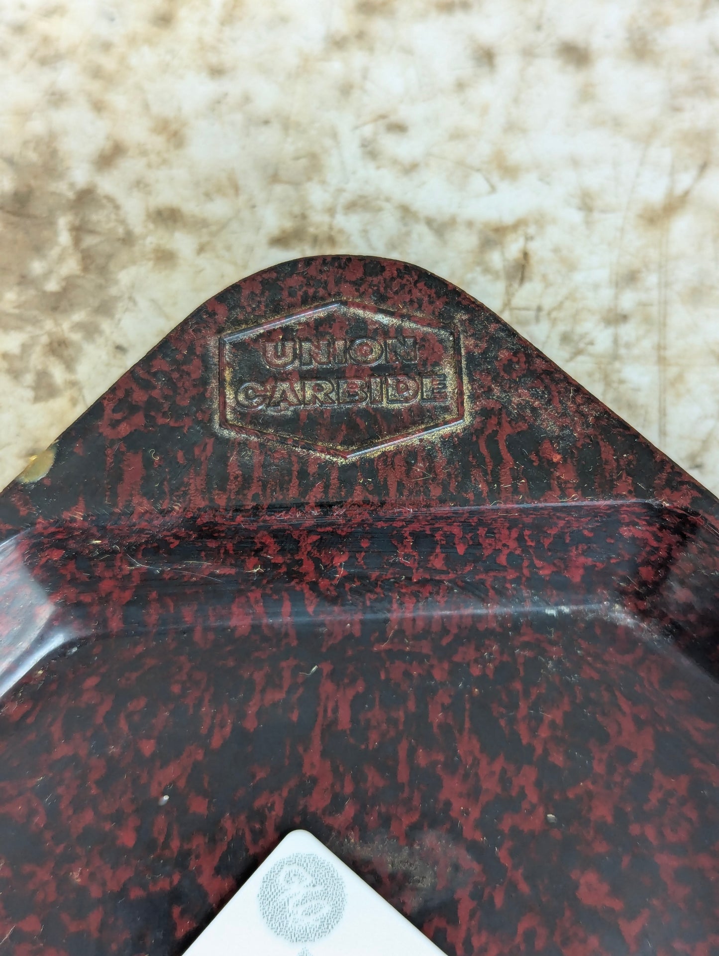 Vintage Bakelite Union Carbide Ashtrays