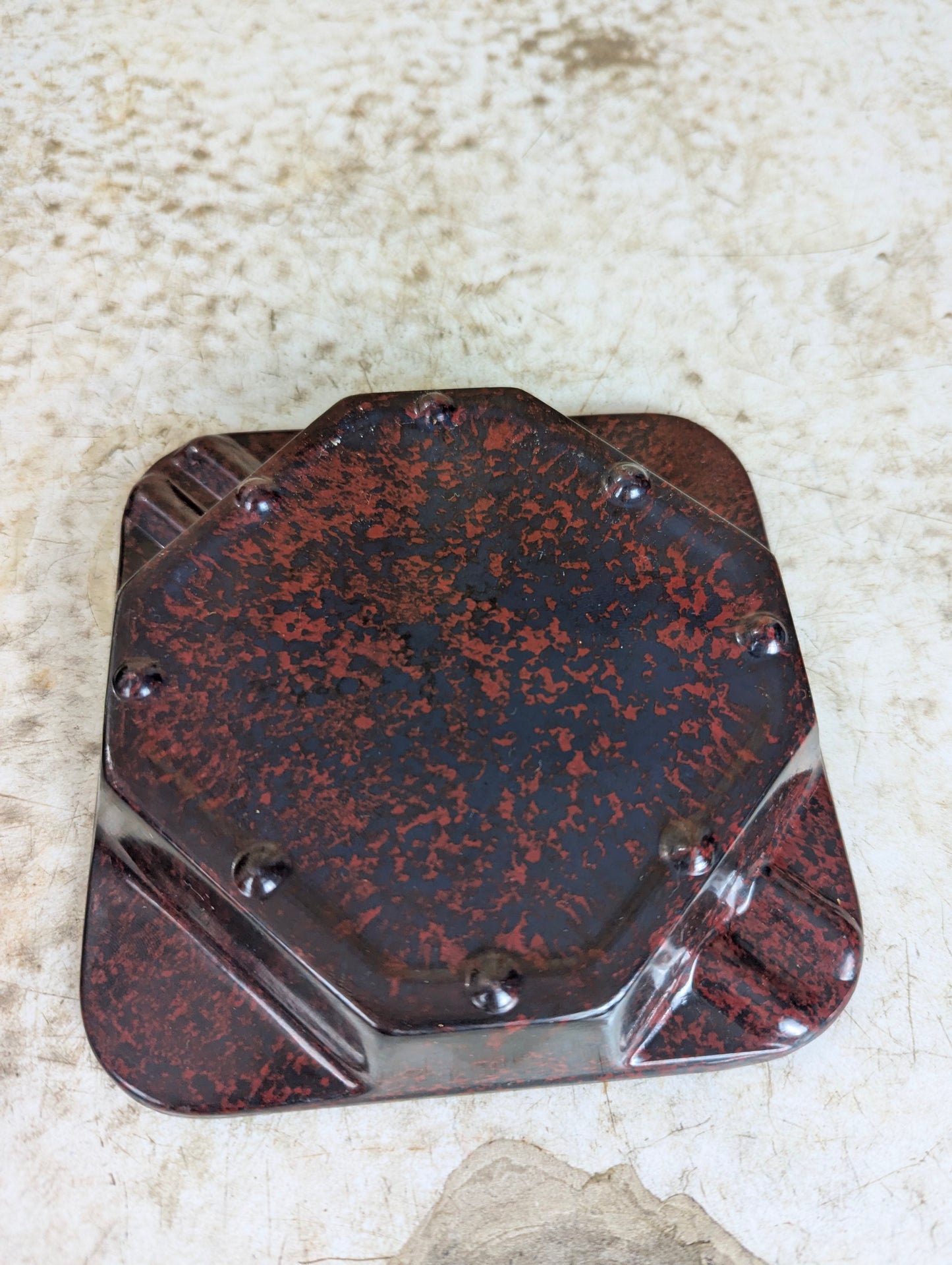 Vintage Bakelite Union Carbide Ashtrays
