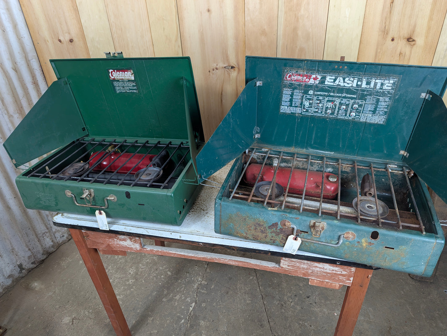 Large Coleman Portable Camping Stove Model #444