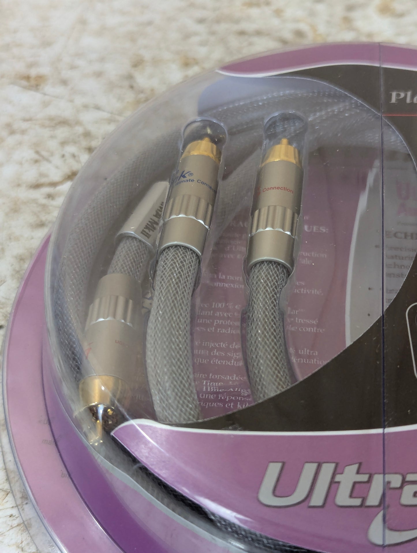 Ultralink Platinum Series RCA Audio Cables 1M - New Old Stock