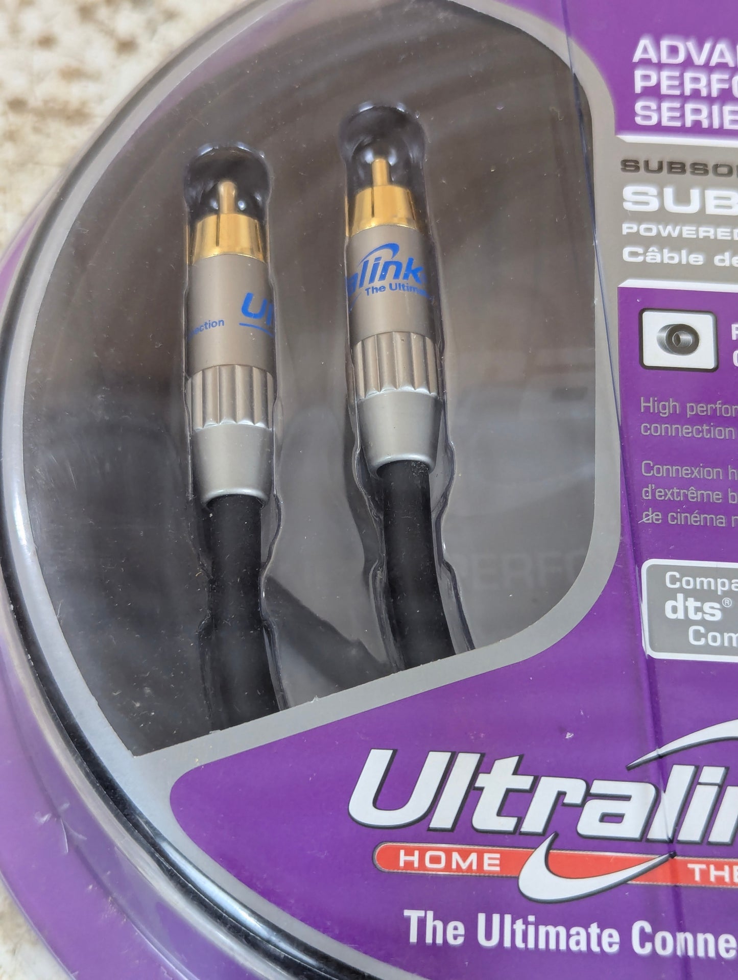 Ultralink Subsonix Subwoofer RCA Audio Cable 6M - New Old Stock
